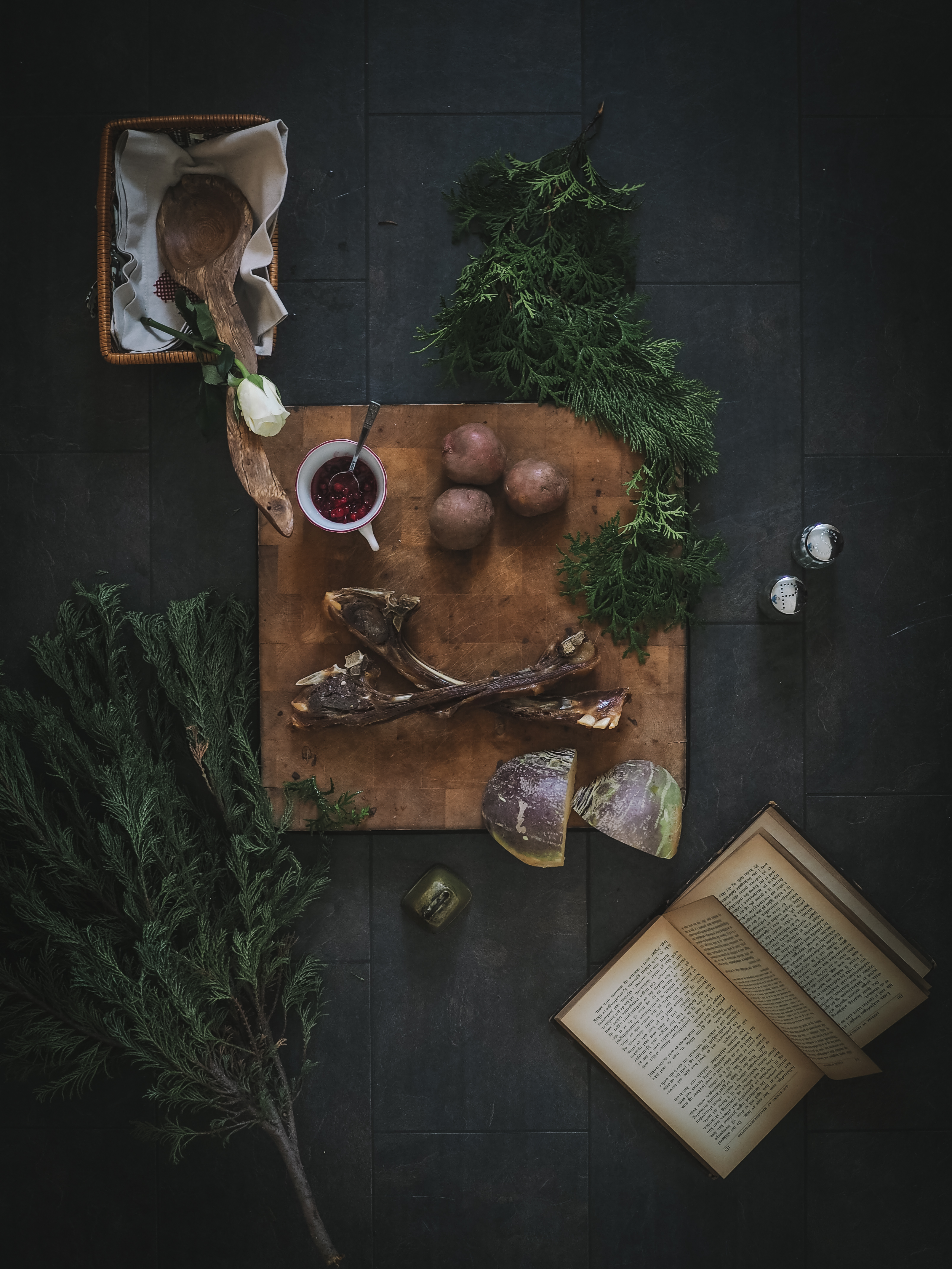 Pinnekjøtt (Norwegian cured lamb ribs)