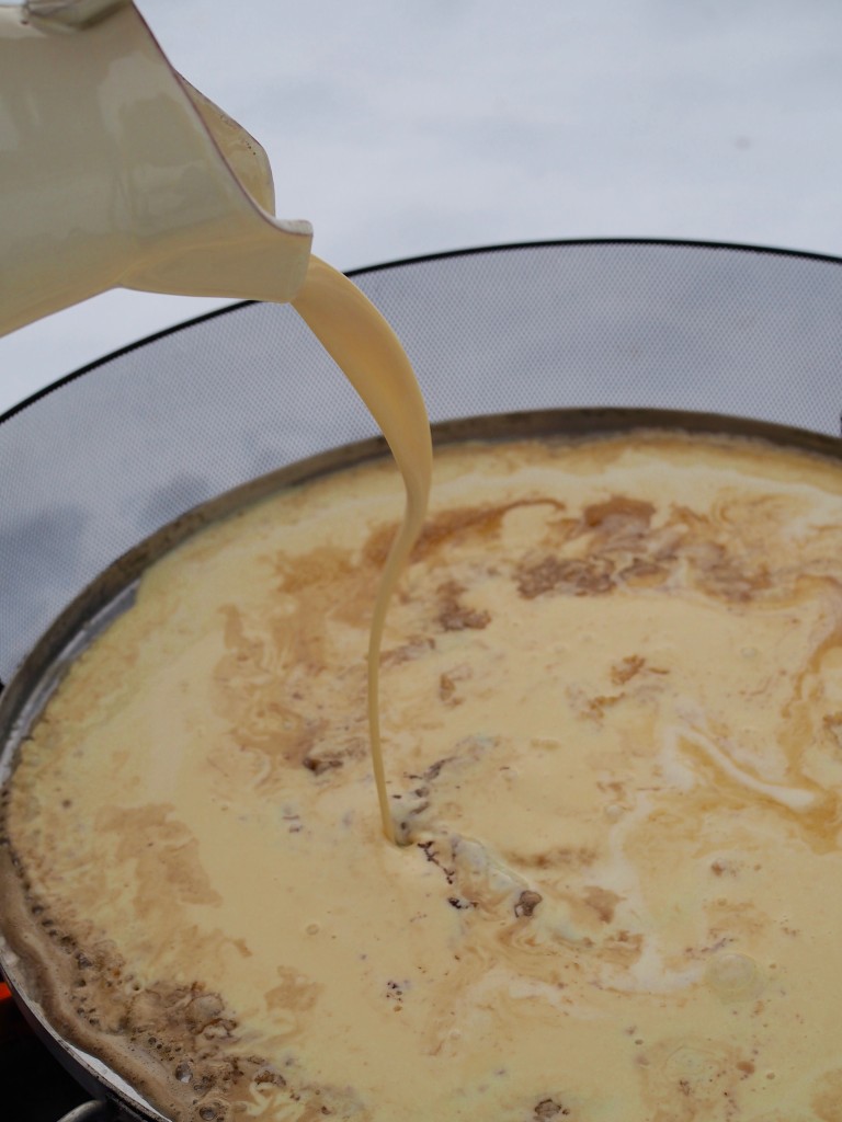 blueberry-almond-pancake