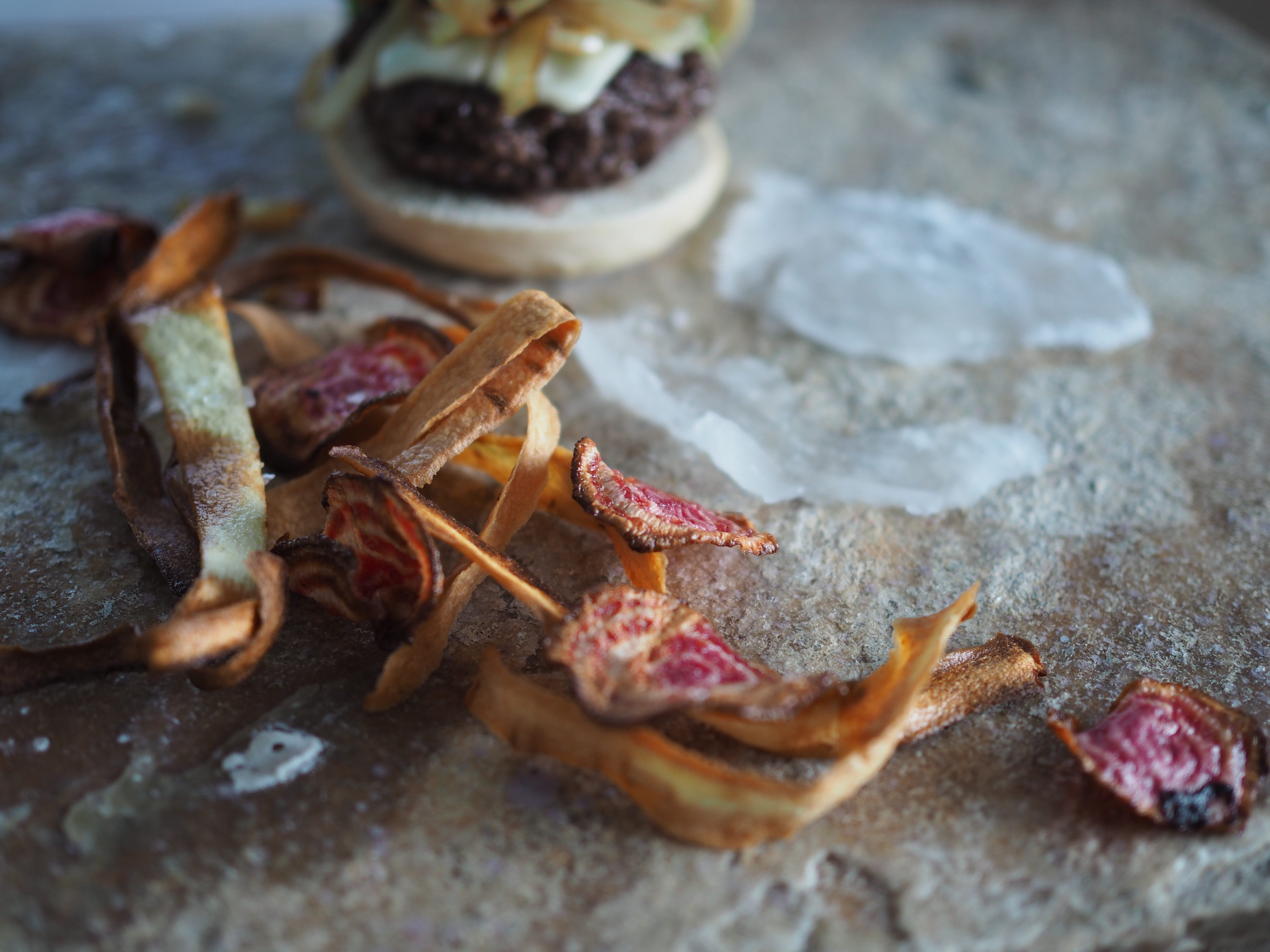 Wild Moose Burger with Forest Berry Relish