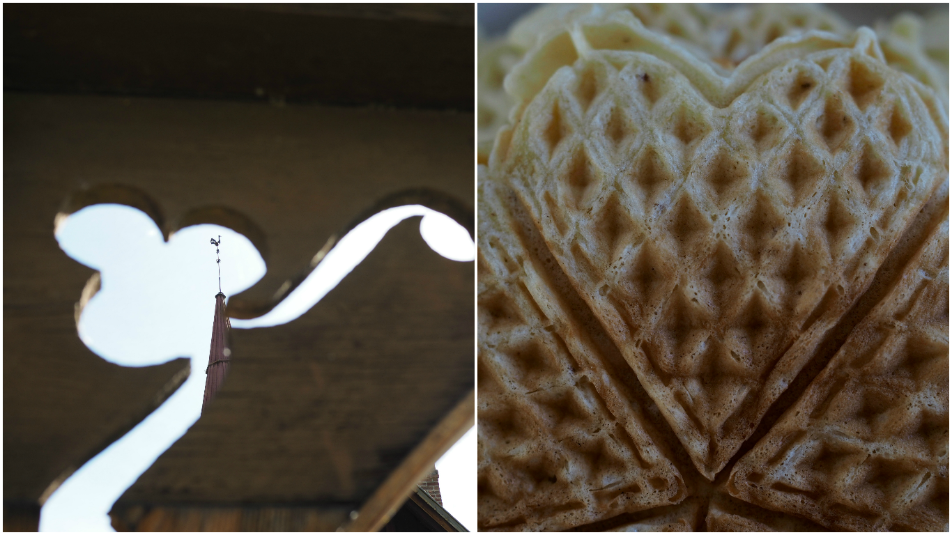 Norwegian Waffles with Aniseed