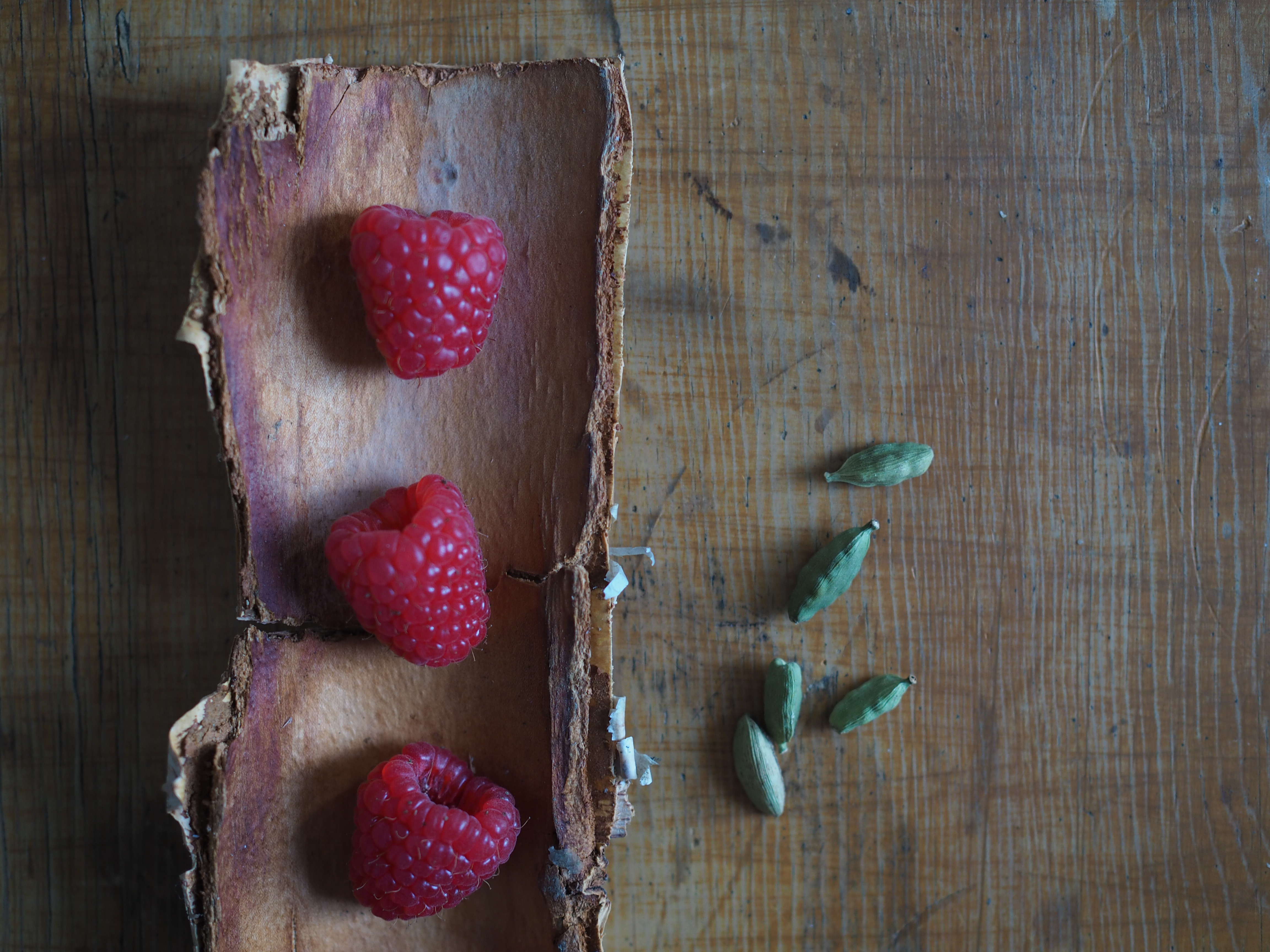 Aquavit, Raspberry and Cardamon Sorbet