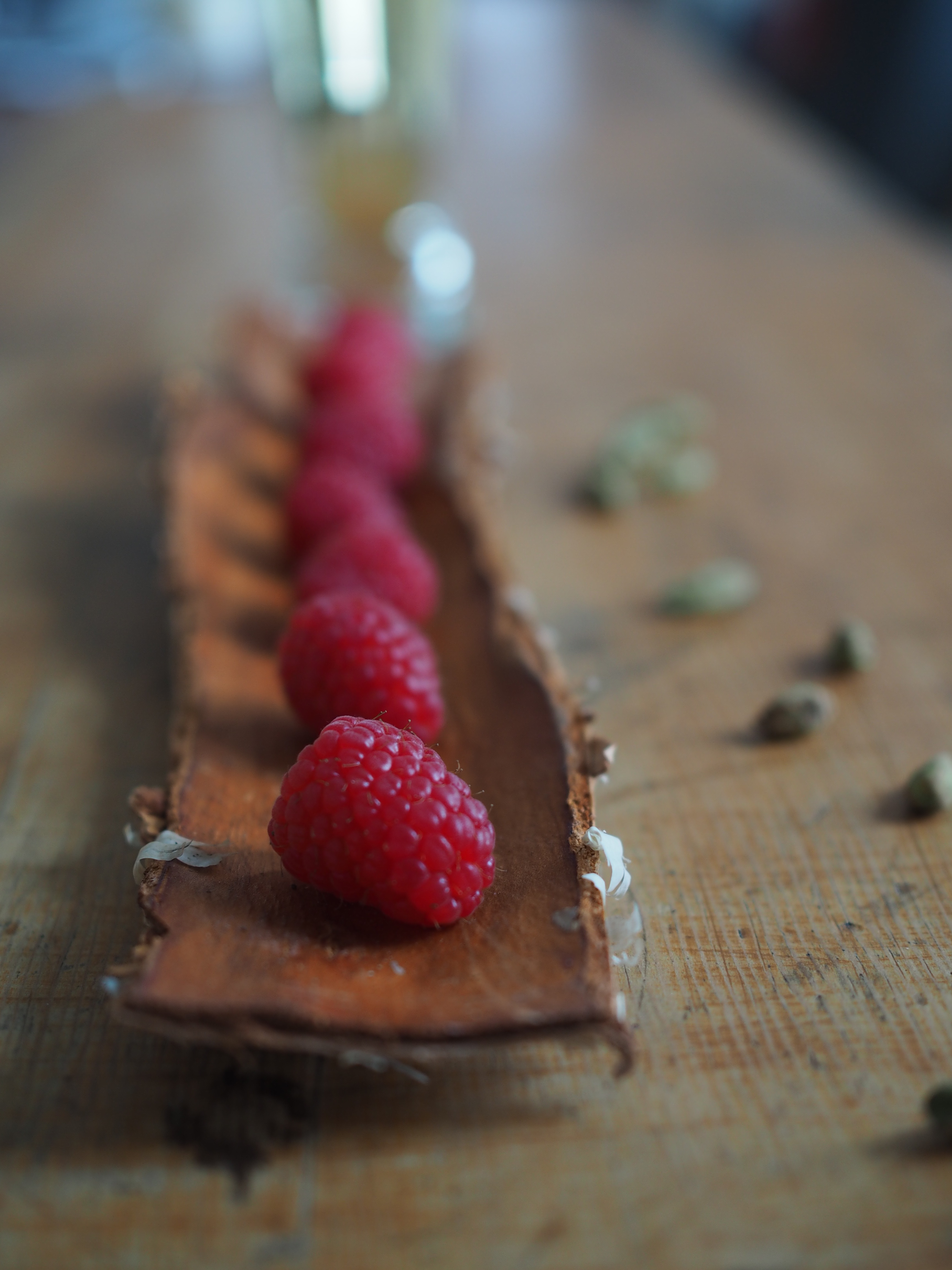 Aquavit, Raspberry and Cardamon Sorbet