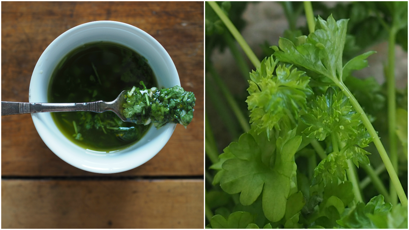 Paske lamb with orange & dill sauce