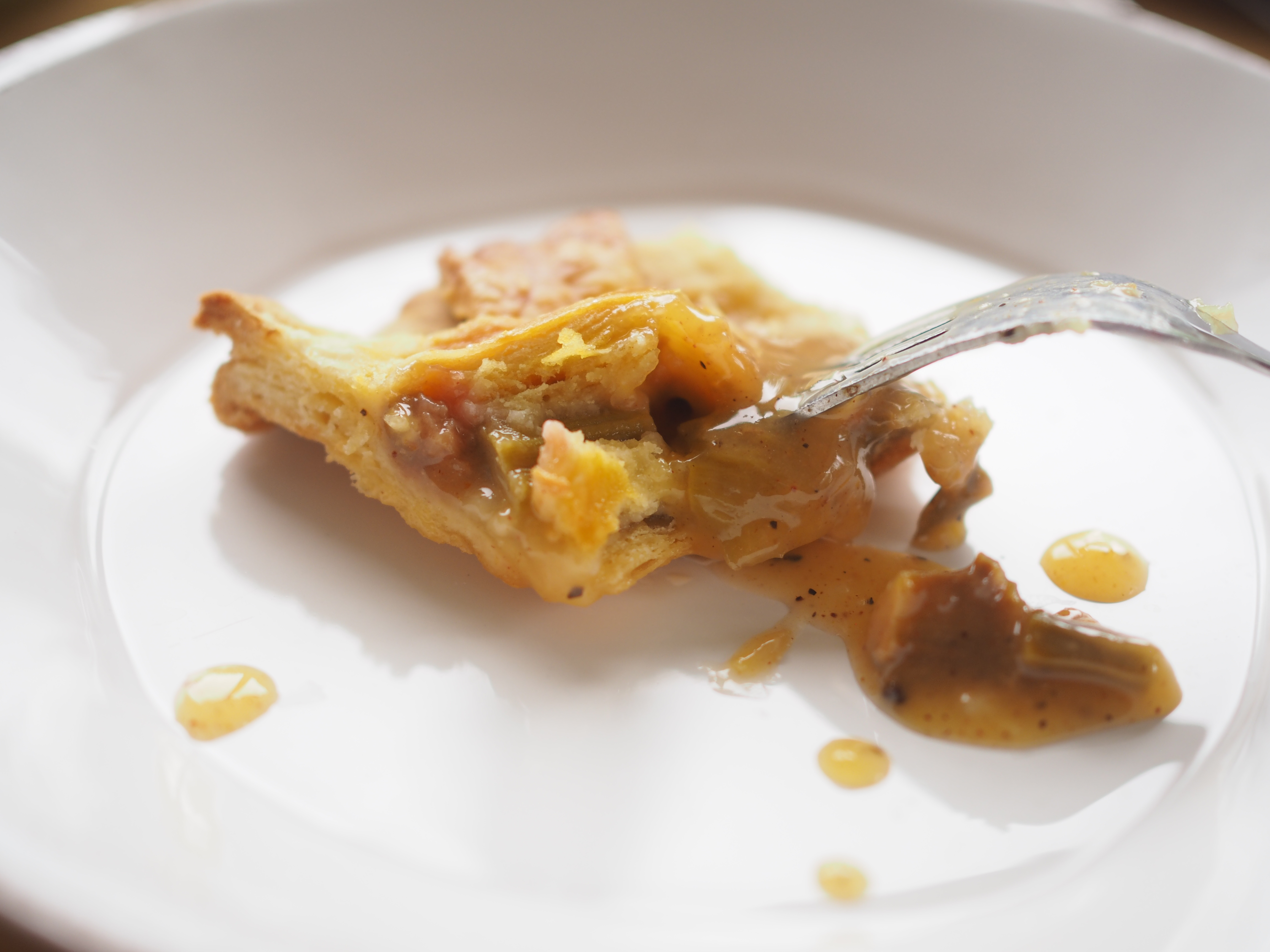 Rhubarb and Juniper Berry Pie