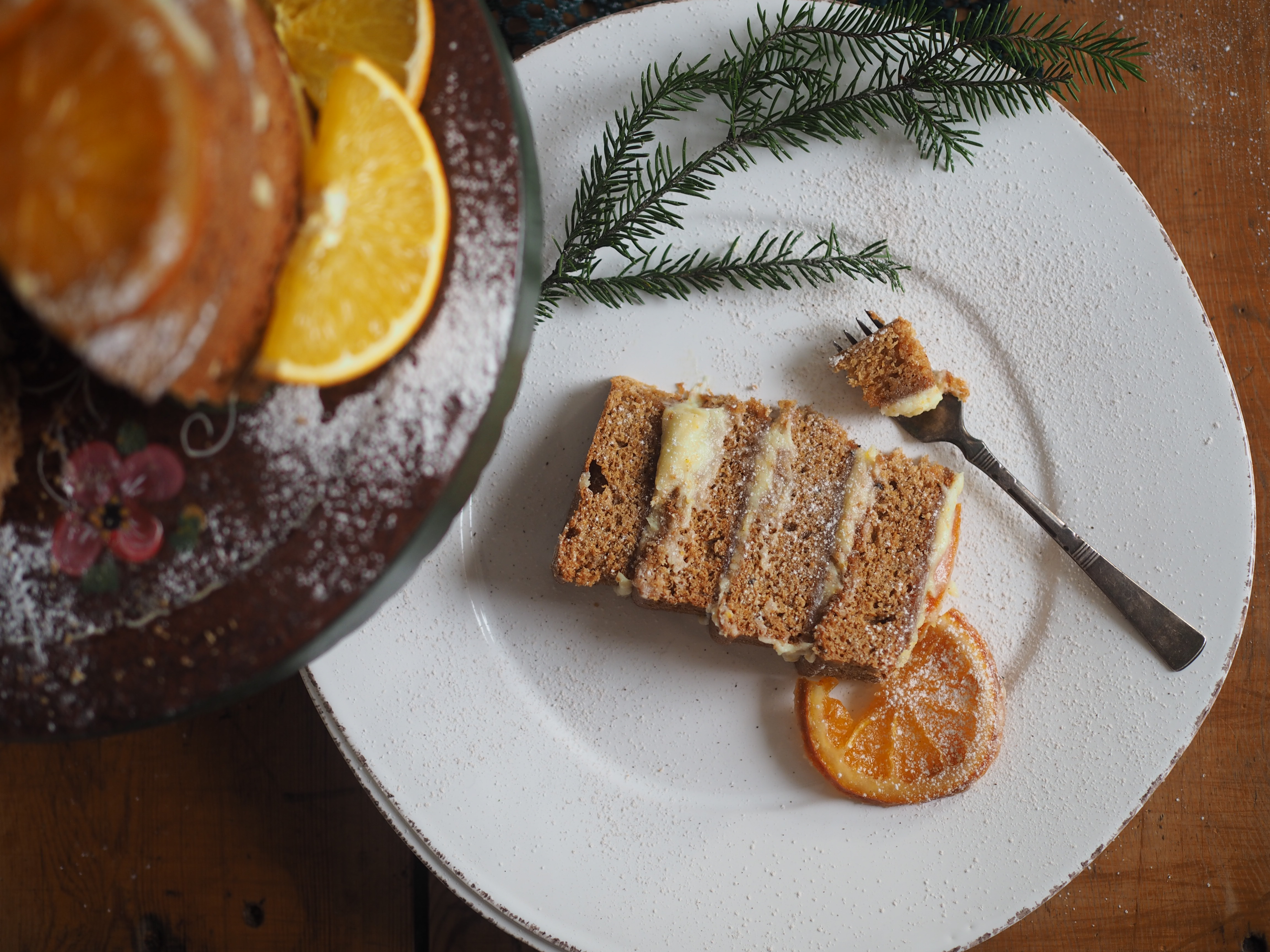 All the spices make it fragrant and indulgent and the orange frosting gives it that extra wow factor which balances the tastes.