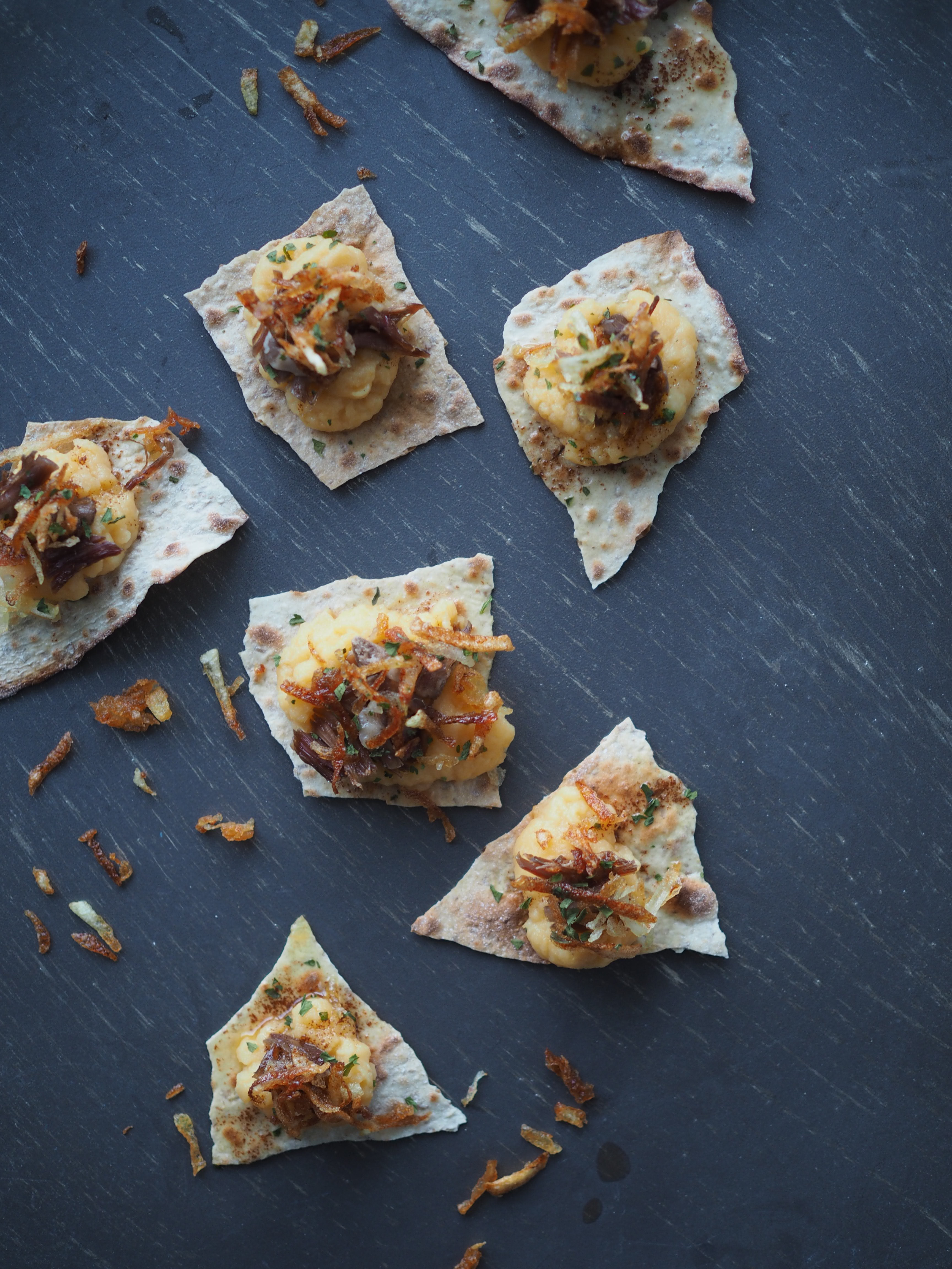 Pinnekjøtt with Flatbread, Rutabaga Puree, Crispy Potatoes and Lemon Browned Butter