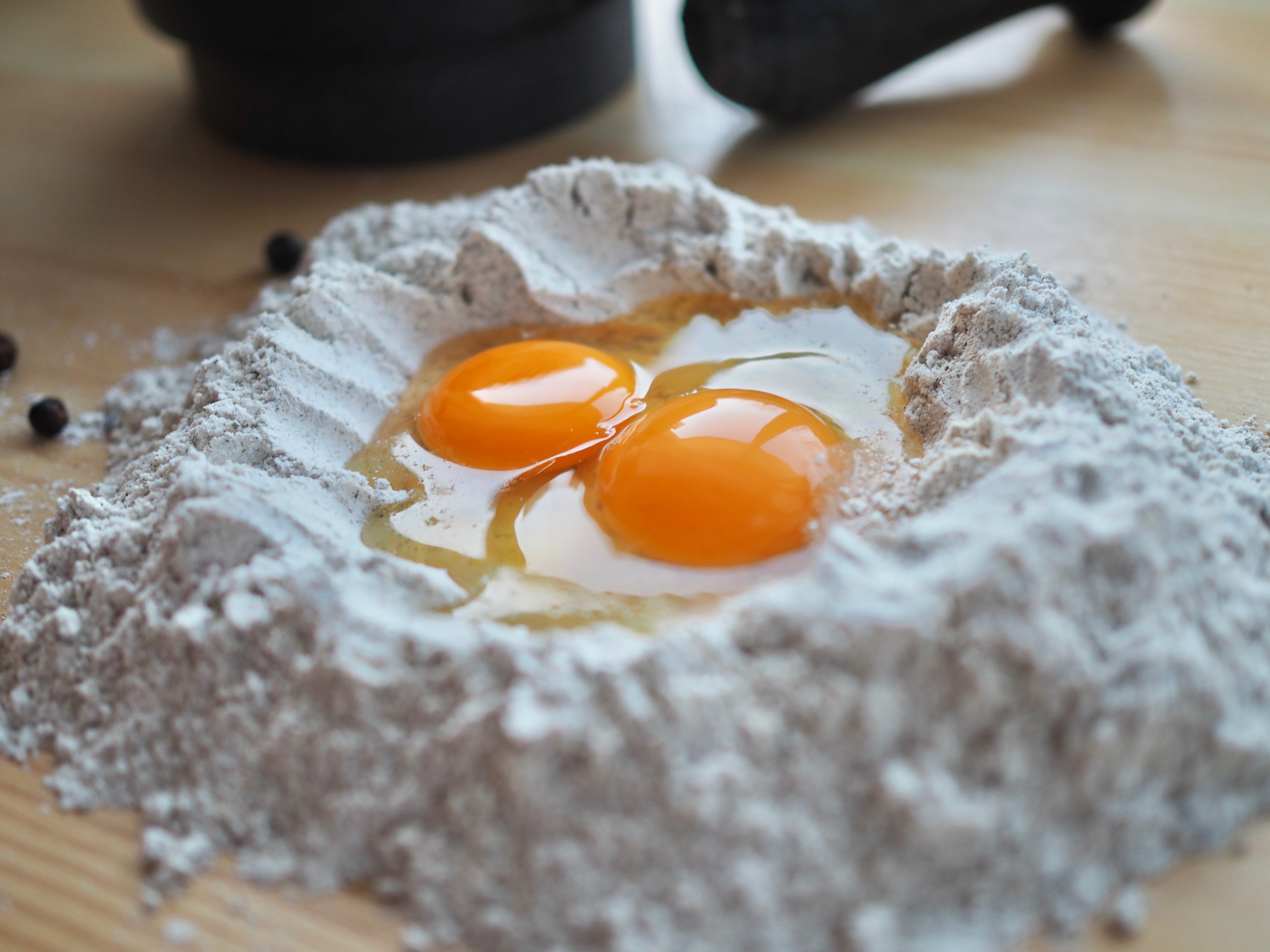 Juniper Berry & Barley Noodles with Creamy Chanterelles