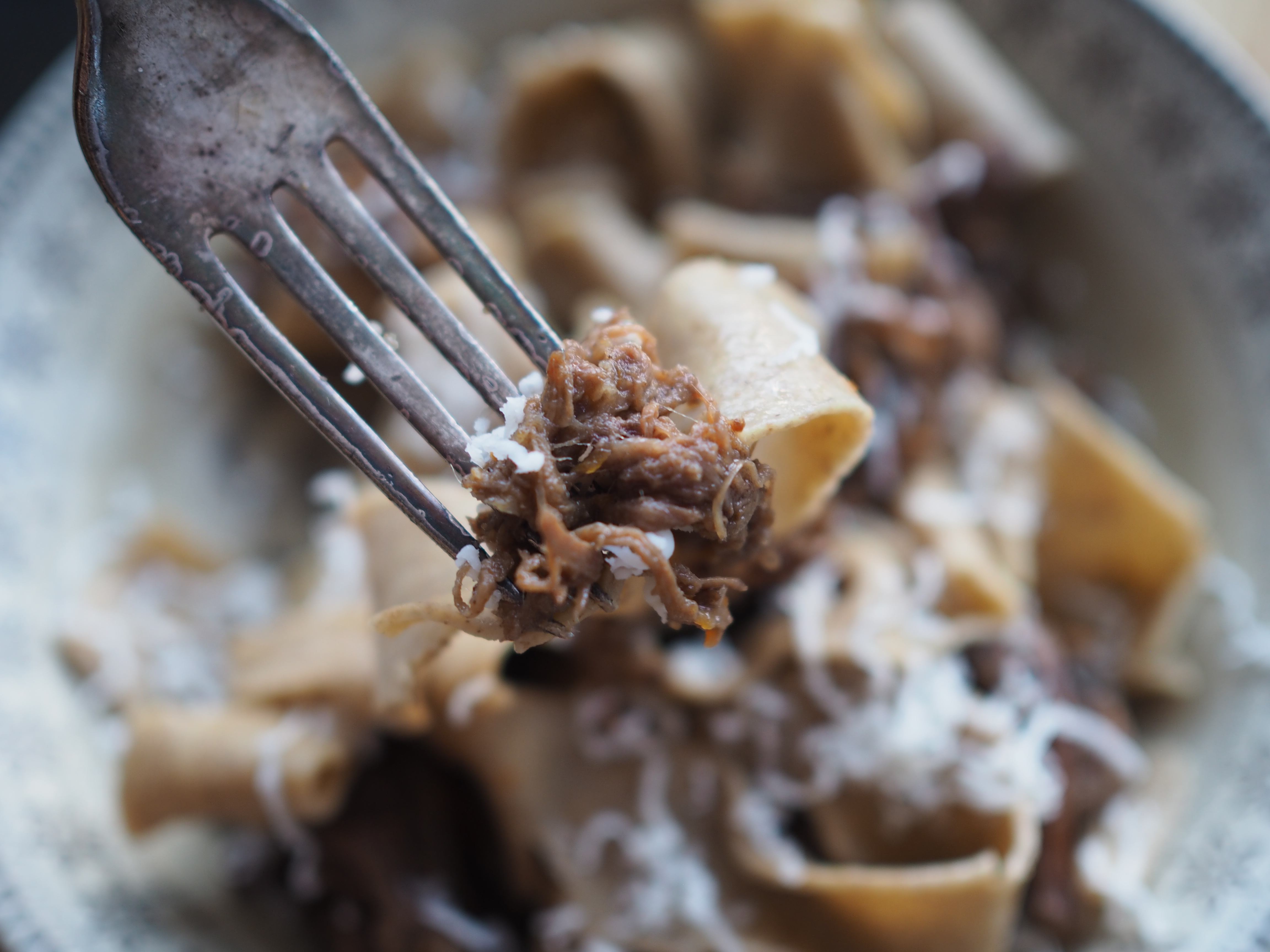 Hand-Cut Rye Noodles with Beer-Braised Beef