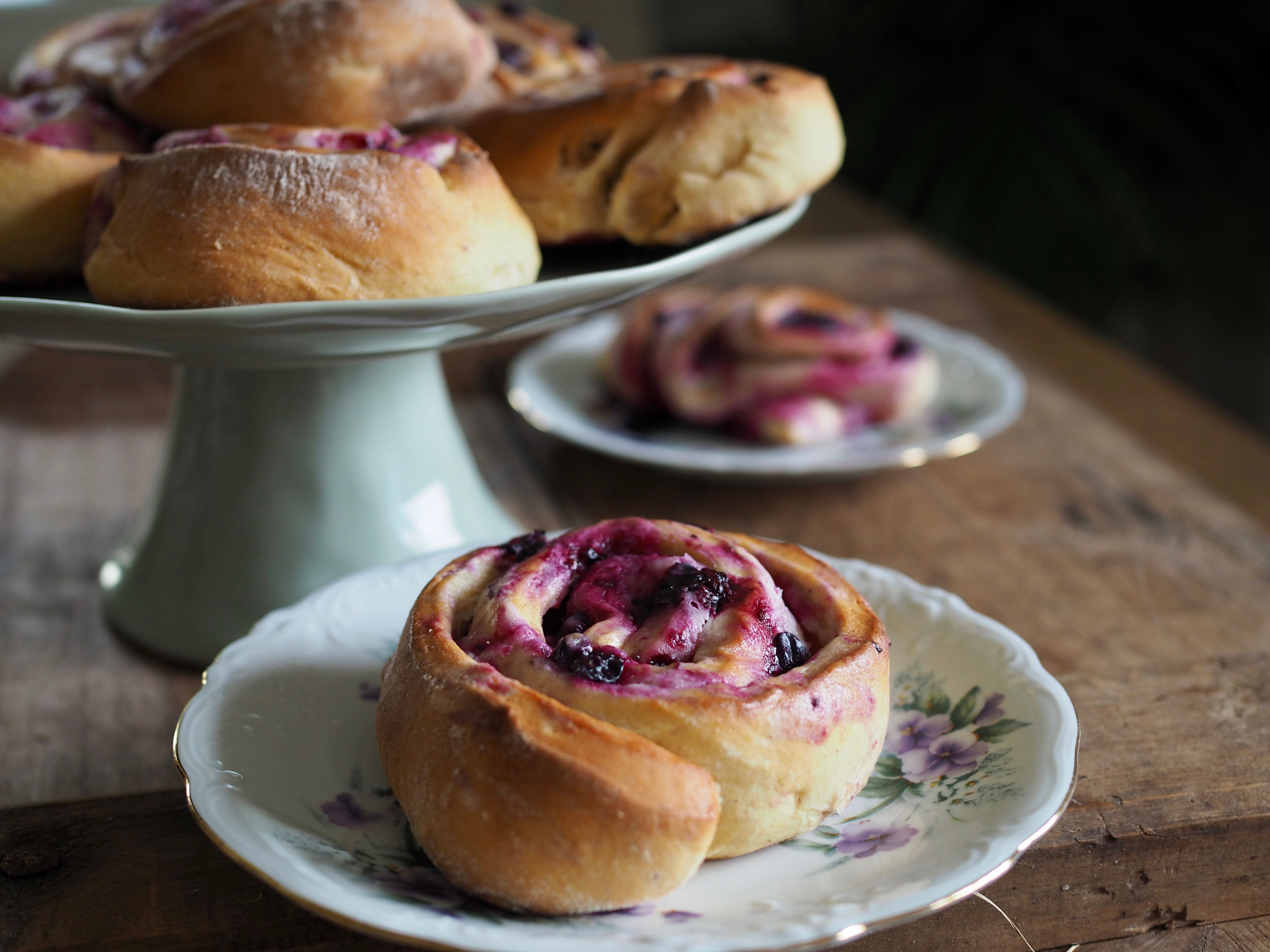 Blackcurrant Sweet Buns (Solbærsnurrer)