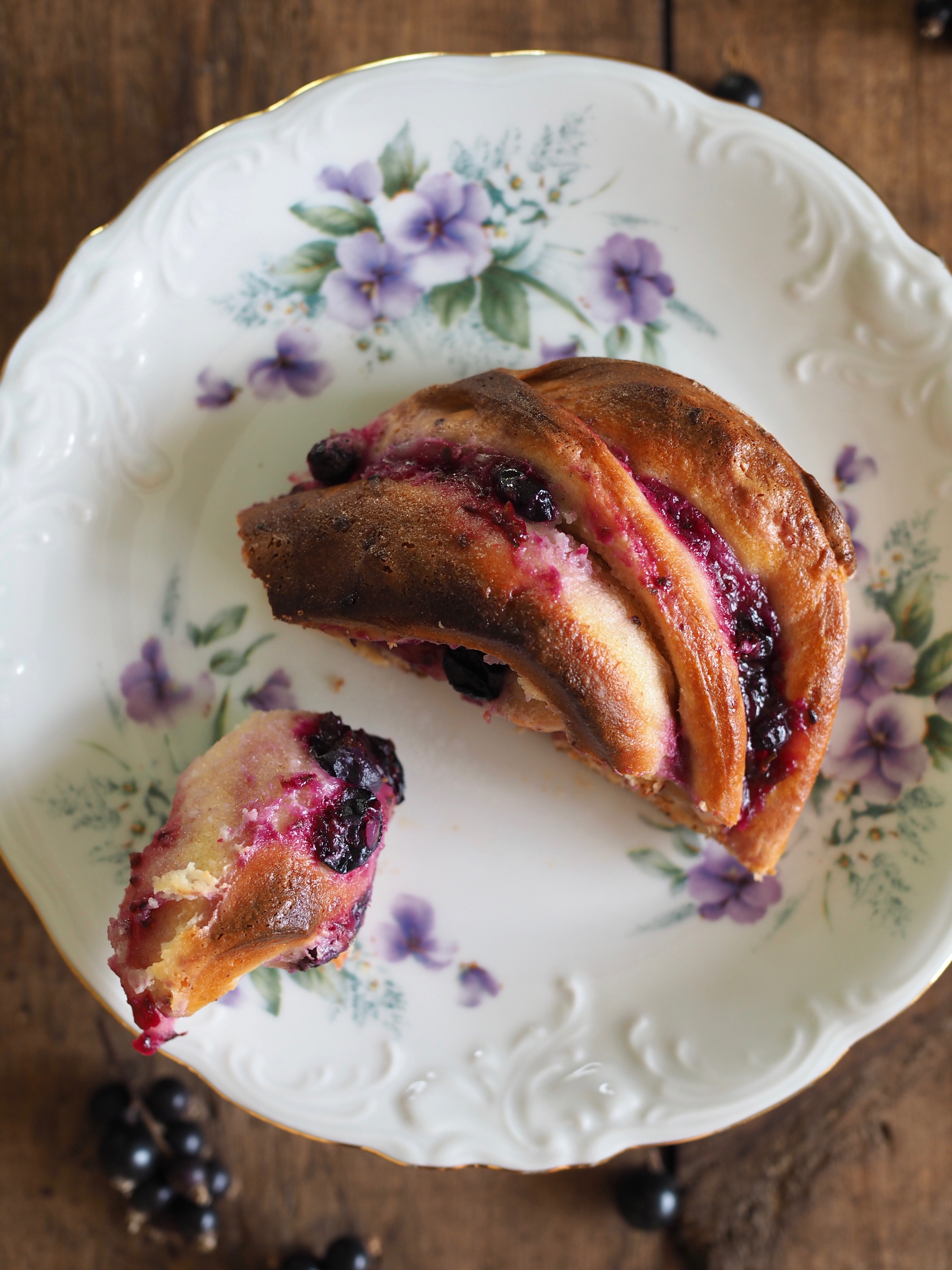 Blackcurrant Sweet Buns (Solbærsnurrer)