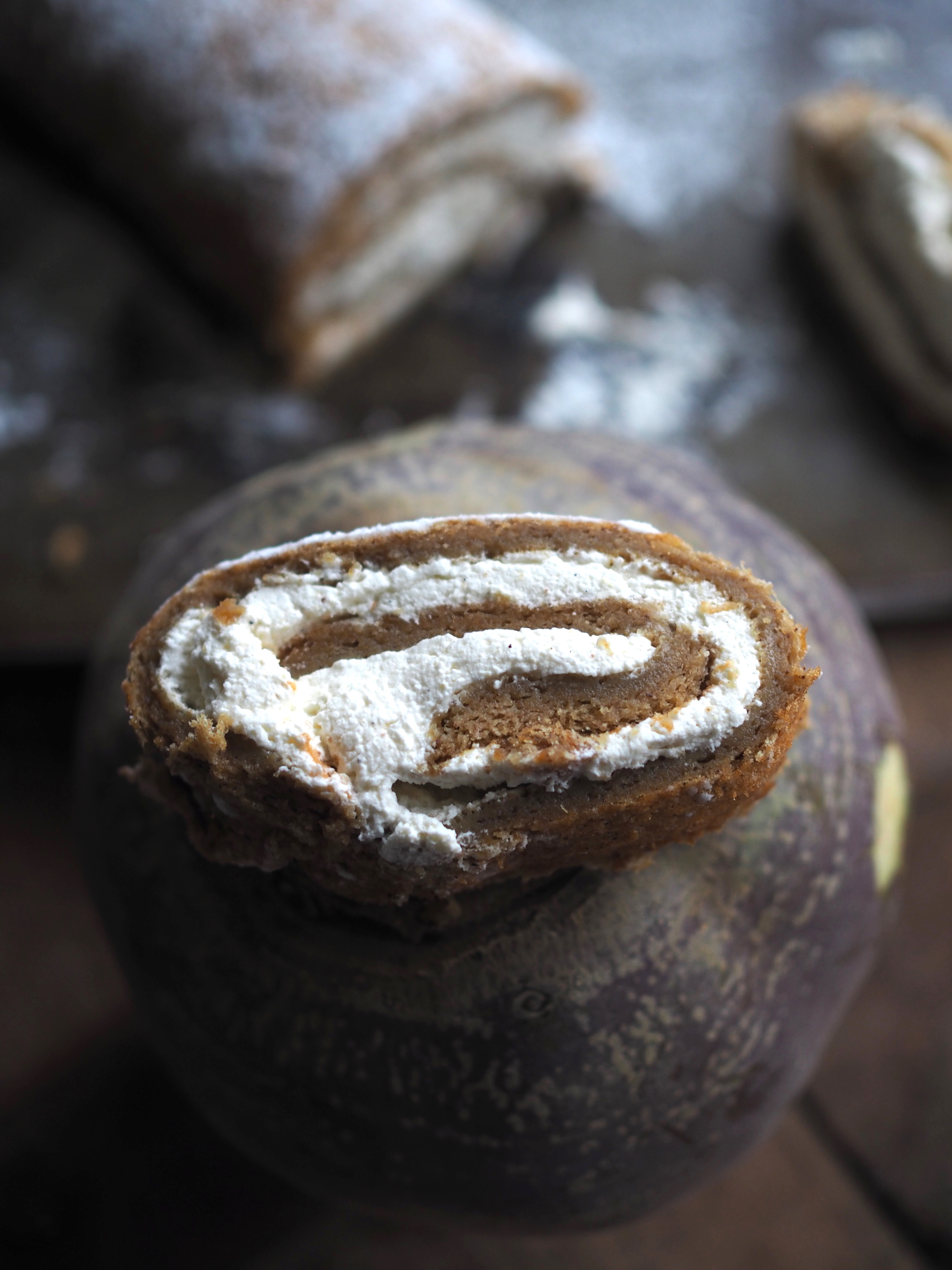 Flourless Rutabaga Roulade with Cardamom Cream (Kålrabirullekake med kardemommekrem)