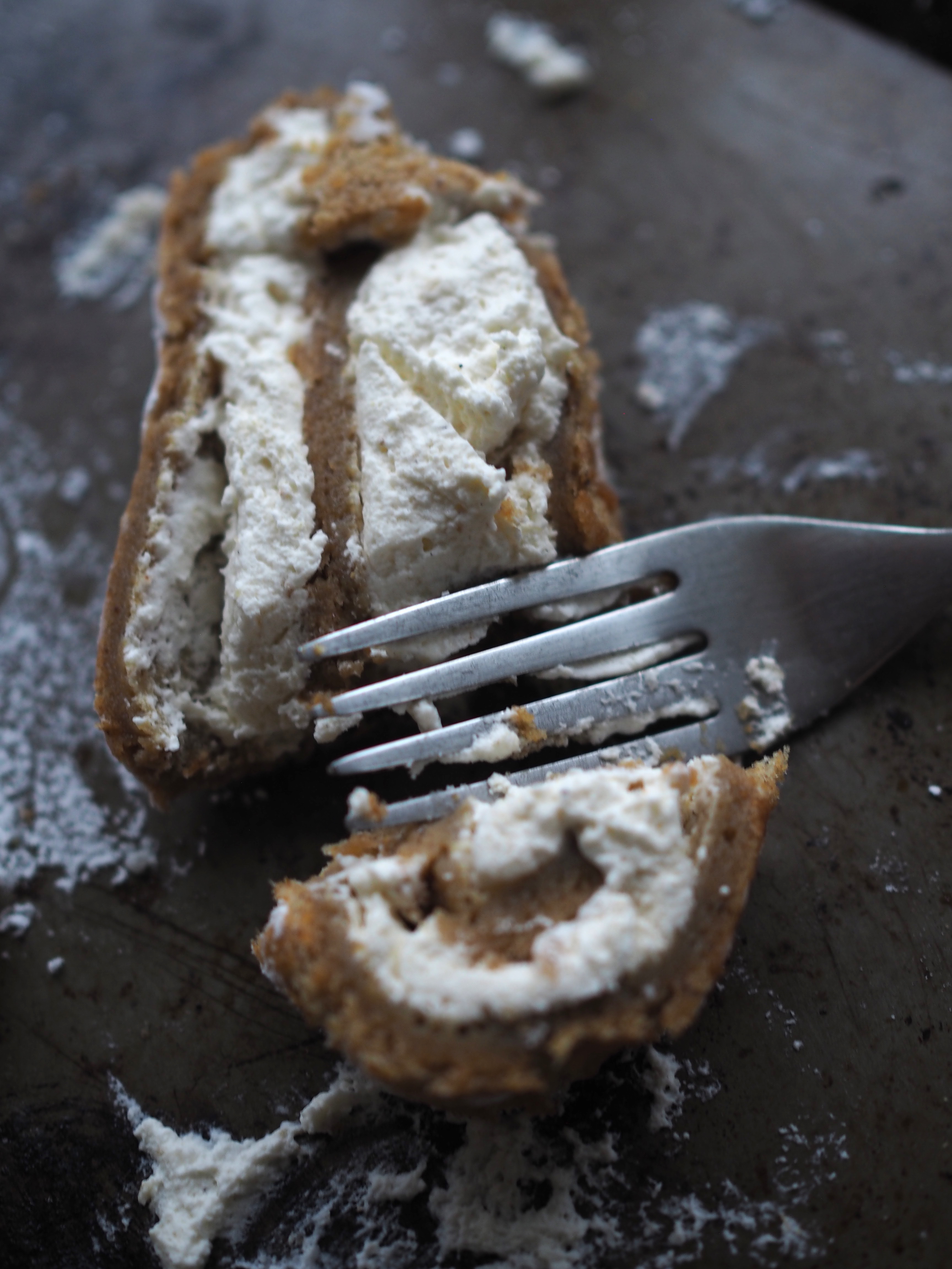 Flourless Rutabaga Roulade with Cardamom Cream (Kålrabirullekake med kardemommekrem)
