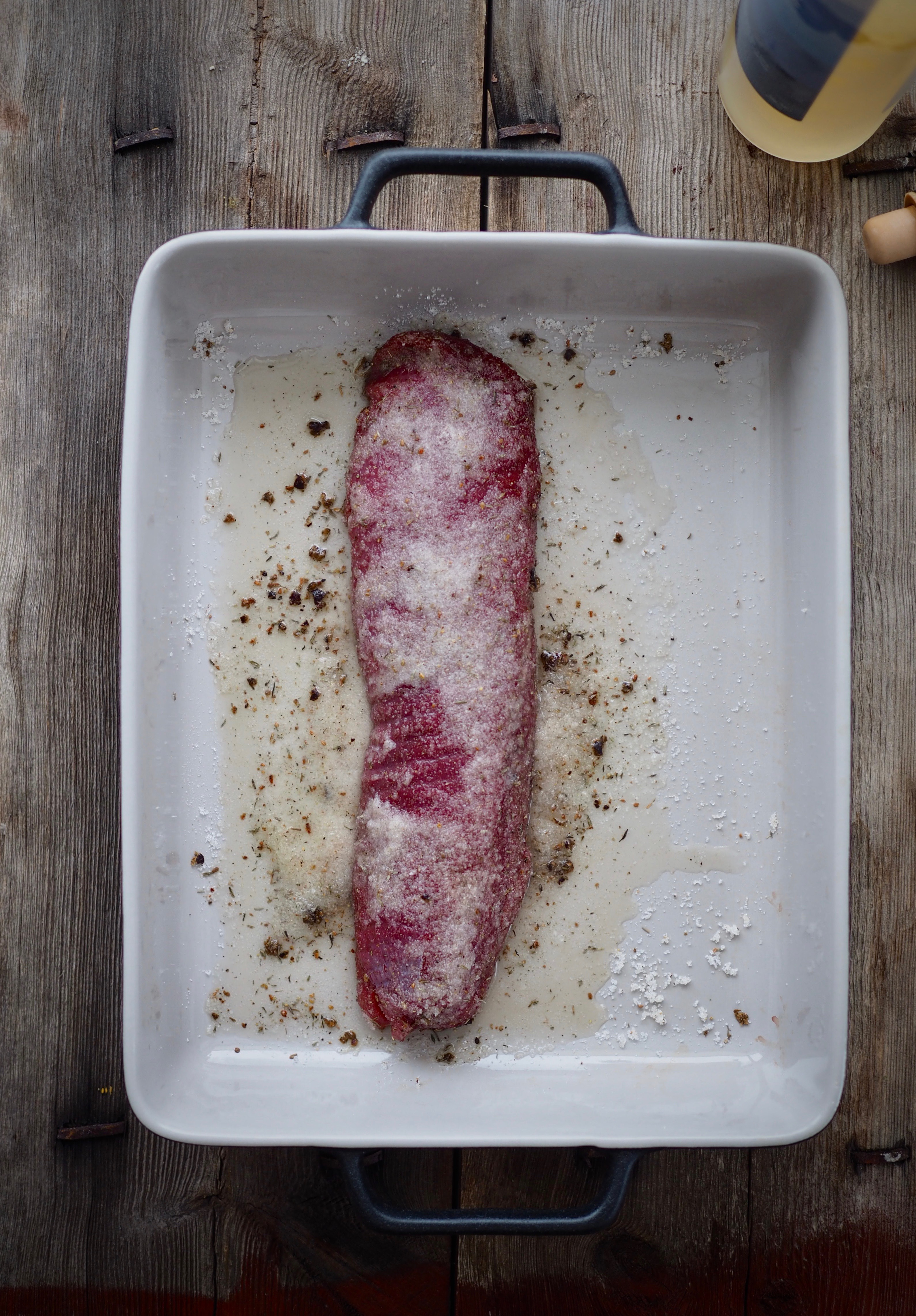 Aquavit-Cured Deer with Pickled Bilberries (Gravet hjort med sylteblåbær)