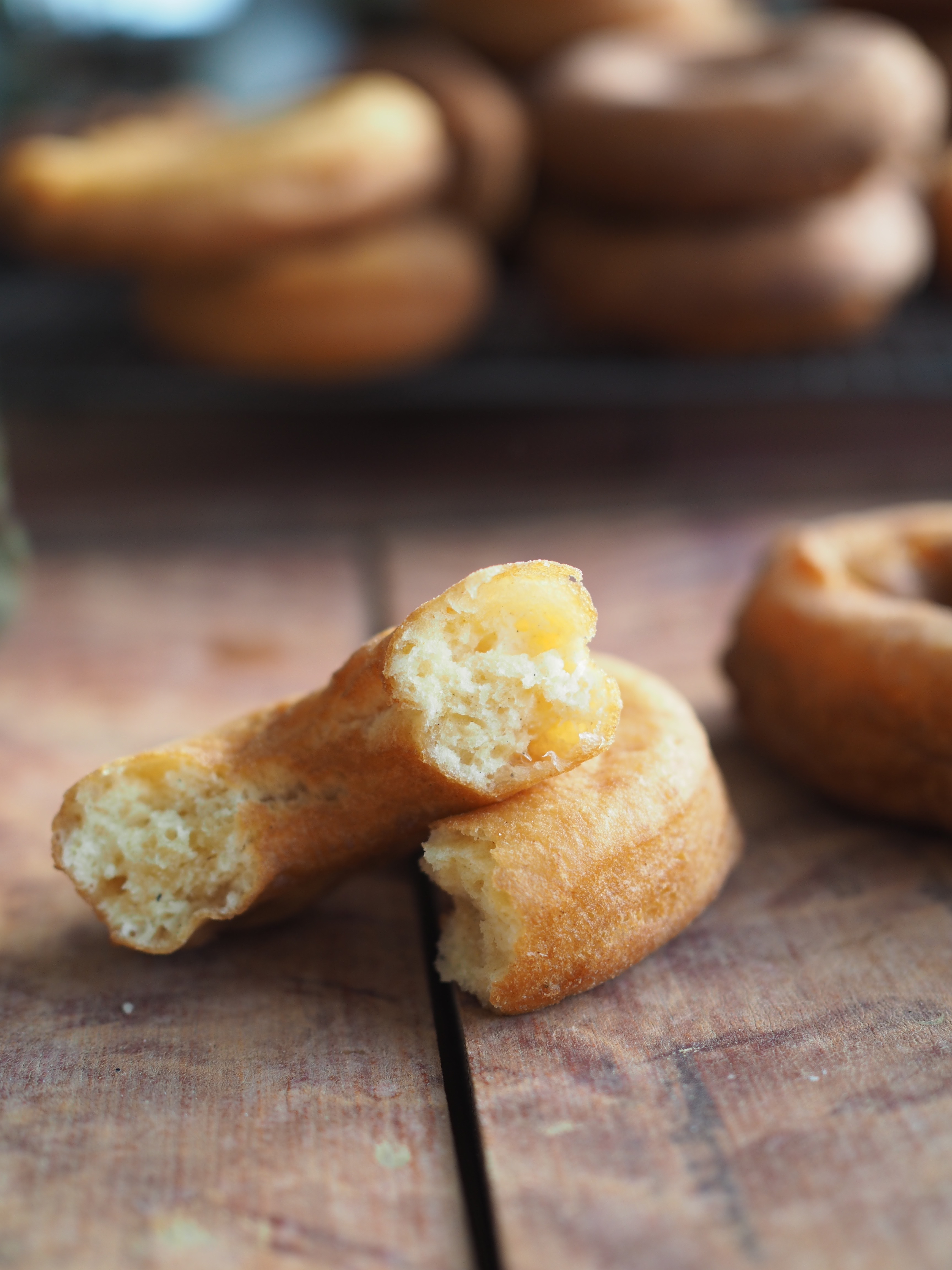 Smultringer (Norwegian Doughnuts) Served with an Apple Glaze