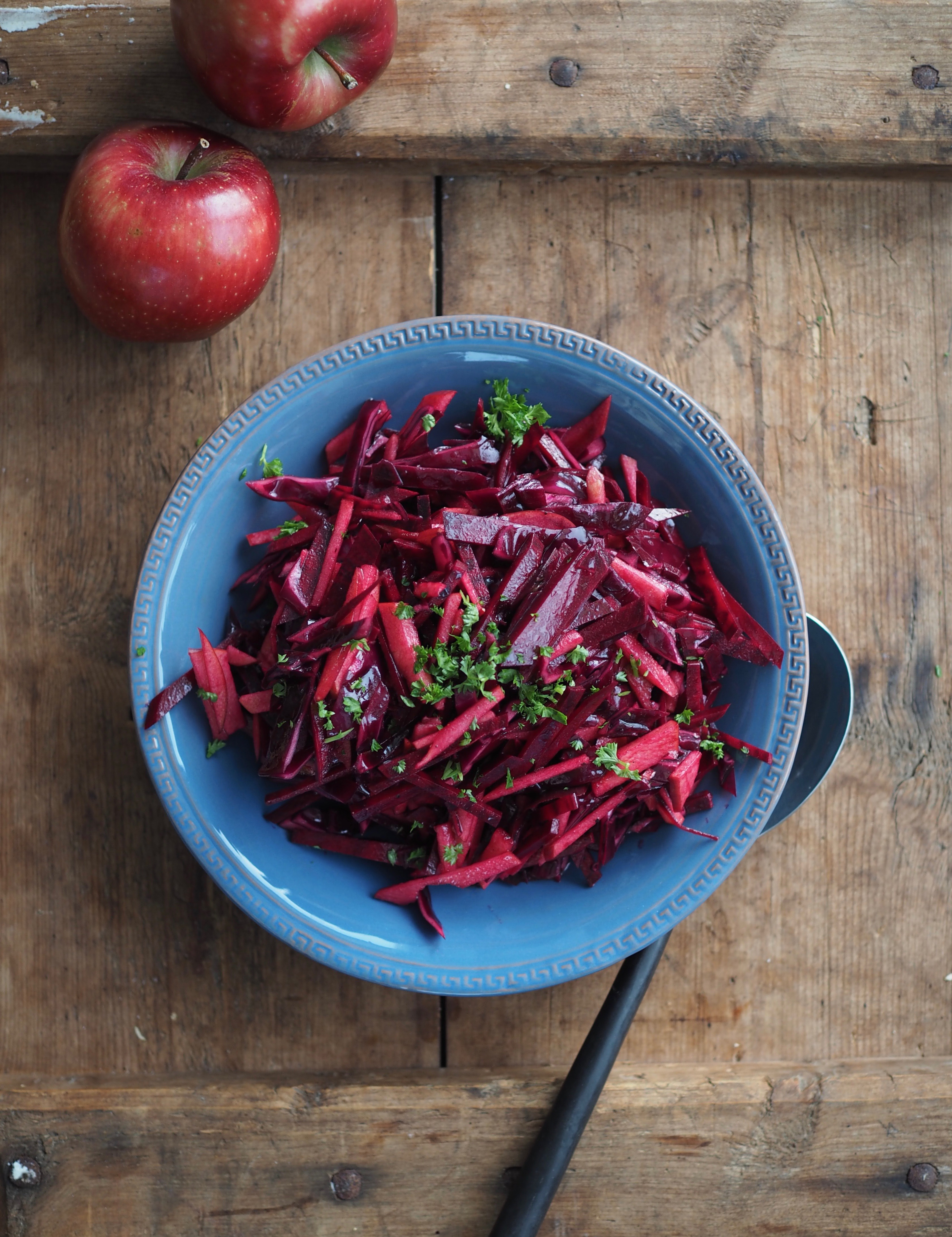 Norwegian Pinnekjøtt Macaroni and Cheese and Winter Slaw