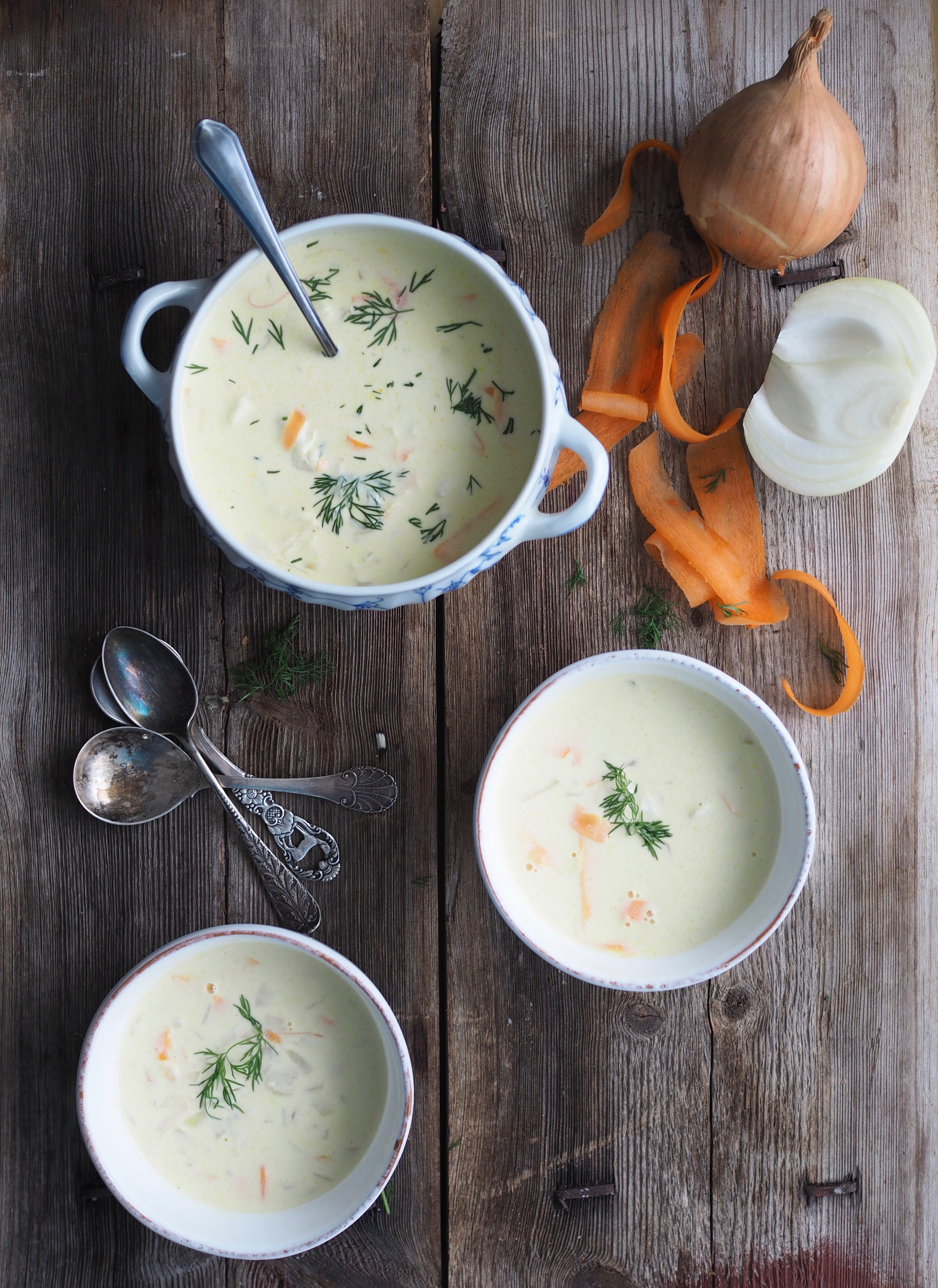 Norwegian Creamy Cod Soup (Torskesuppe)
