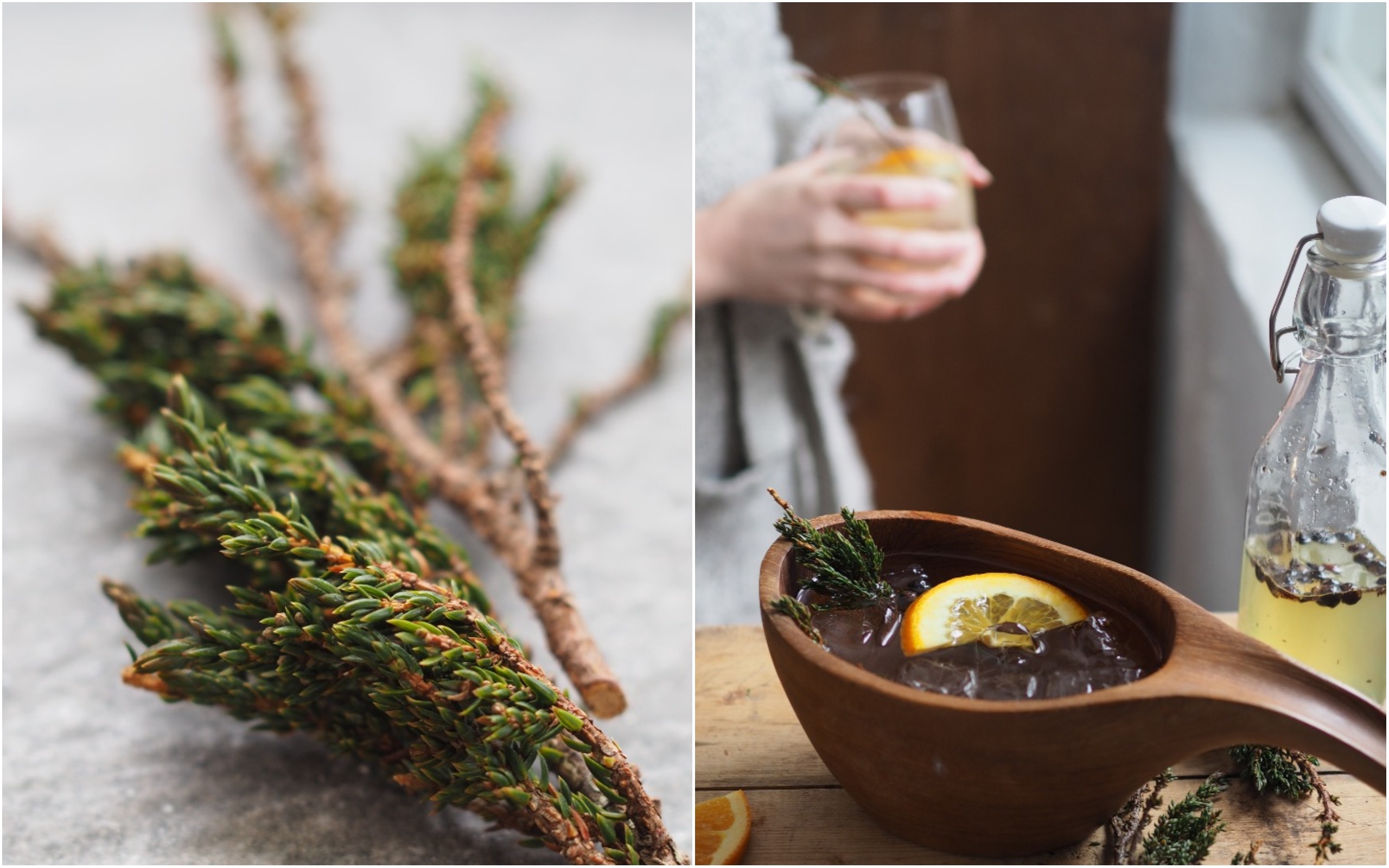 Aquavit, Orange and Juniper Cocktail (Akevitt-cocktail med appelsin og einer)