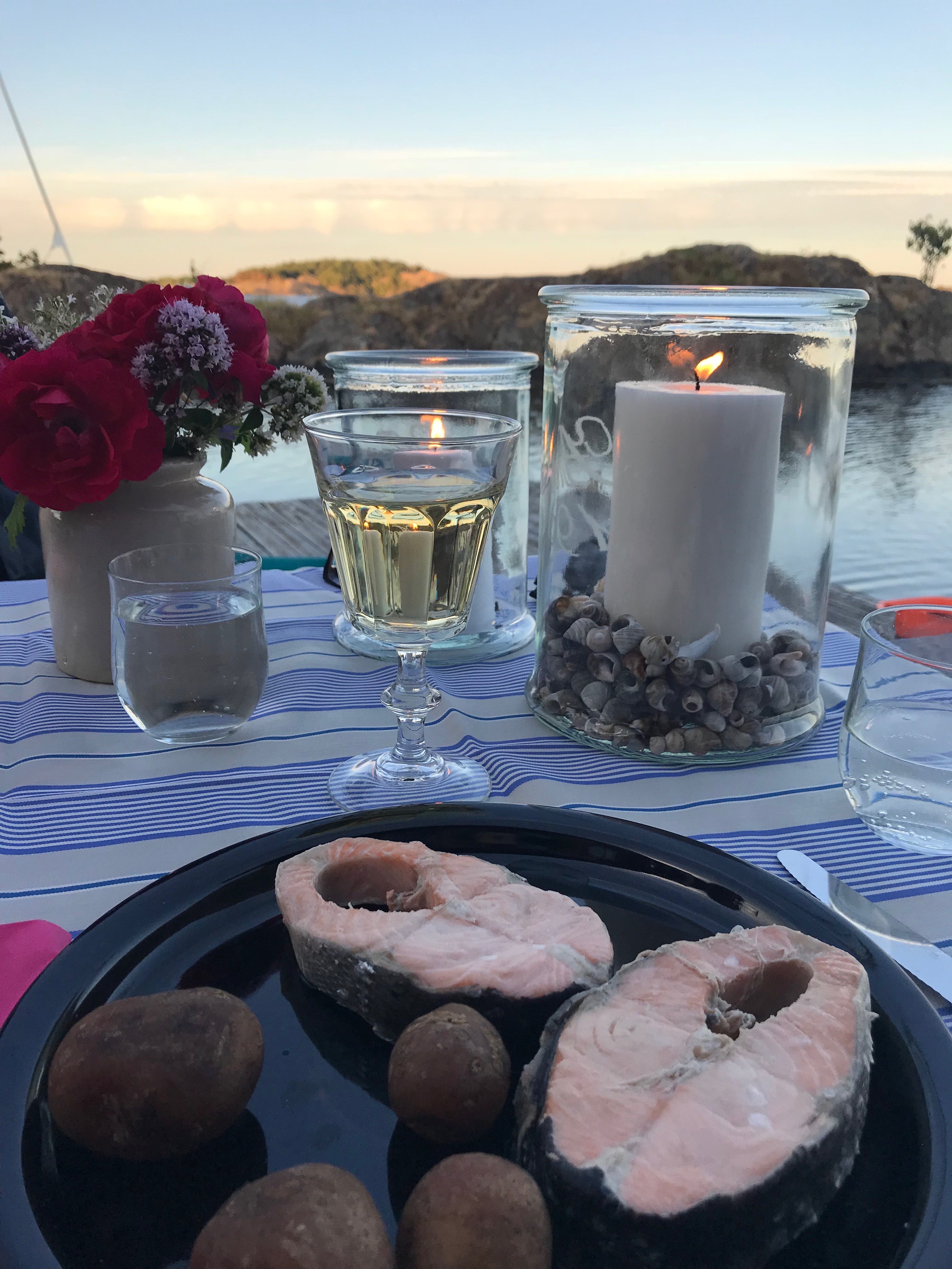 The Southern Coast (Sørlandet) + Salt Water Salmon Steaks