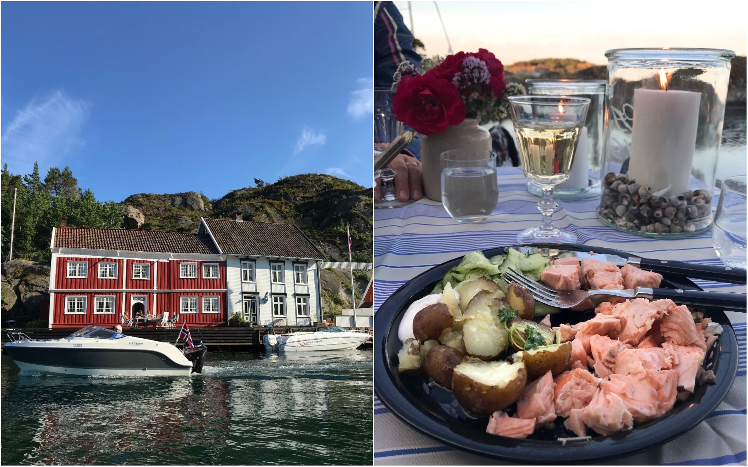 The Southern Coast (Sørlandet) + Salt Water Salmon Steaks