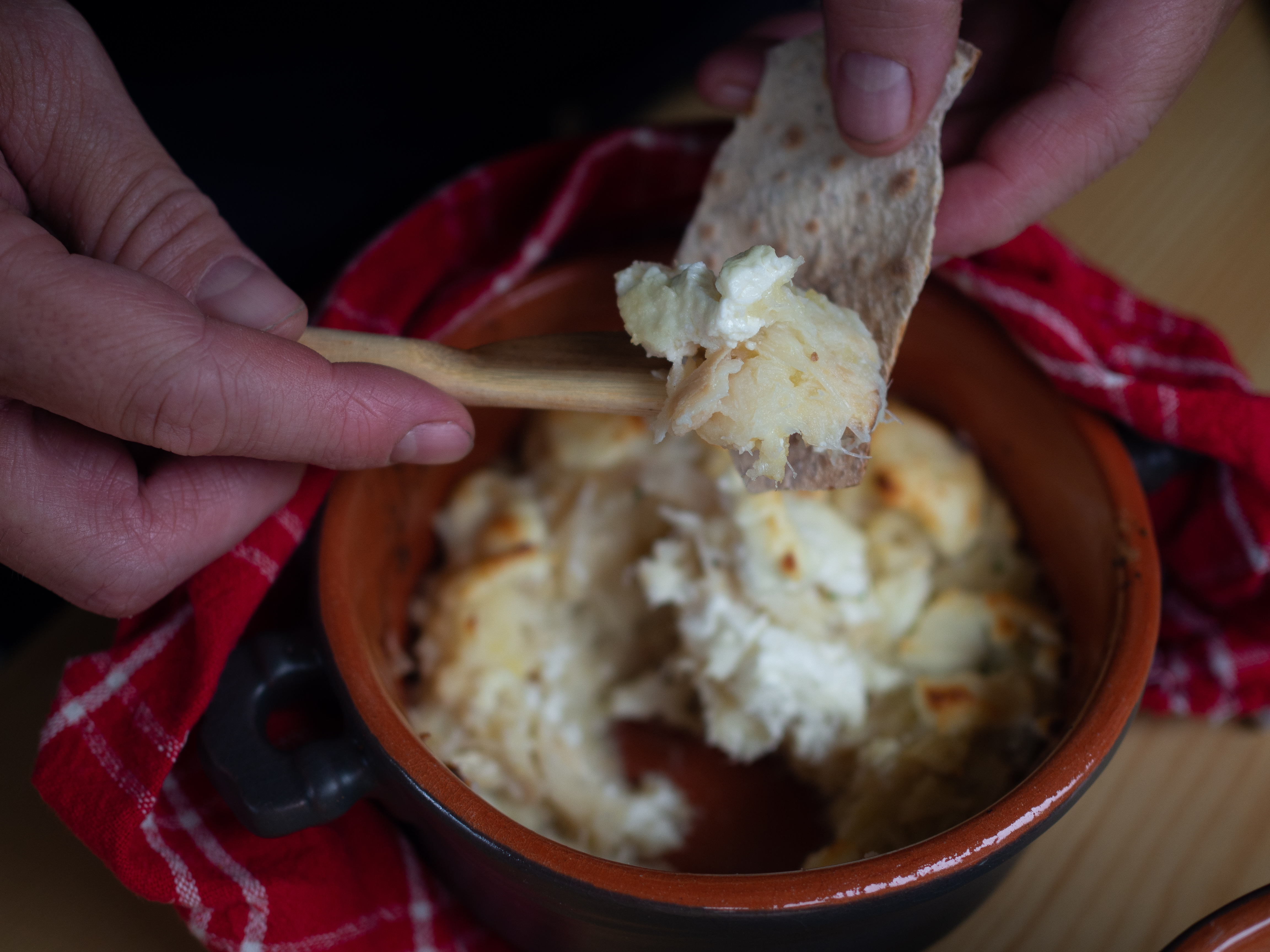 Baked Salt Cod with Potatoes and Celeriac