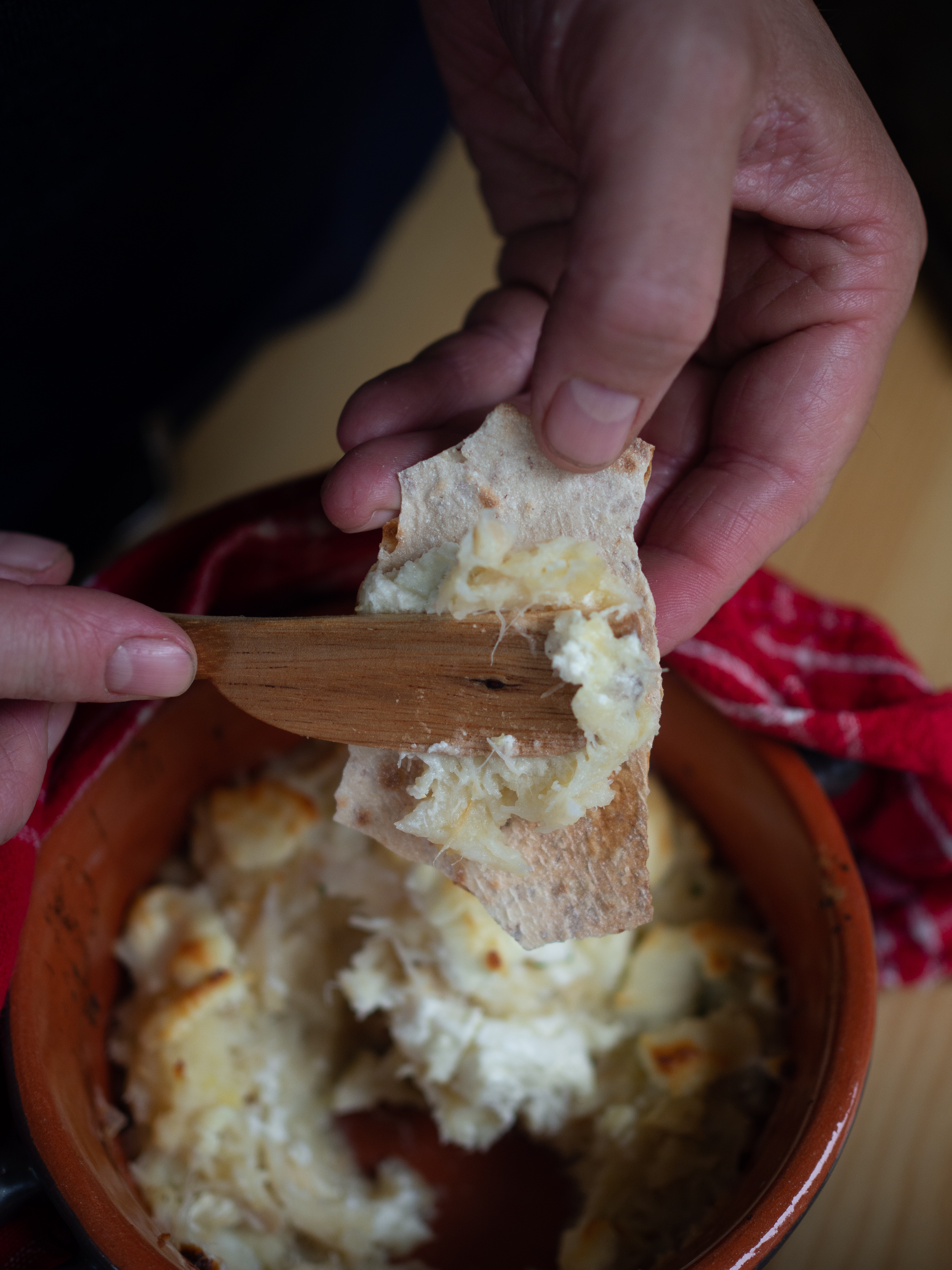 Baked Salt Cod with Potatoes and Celeriac