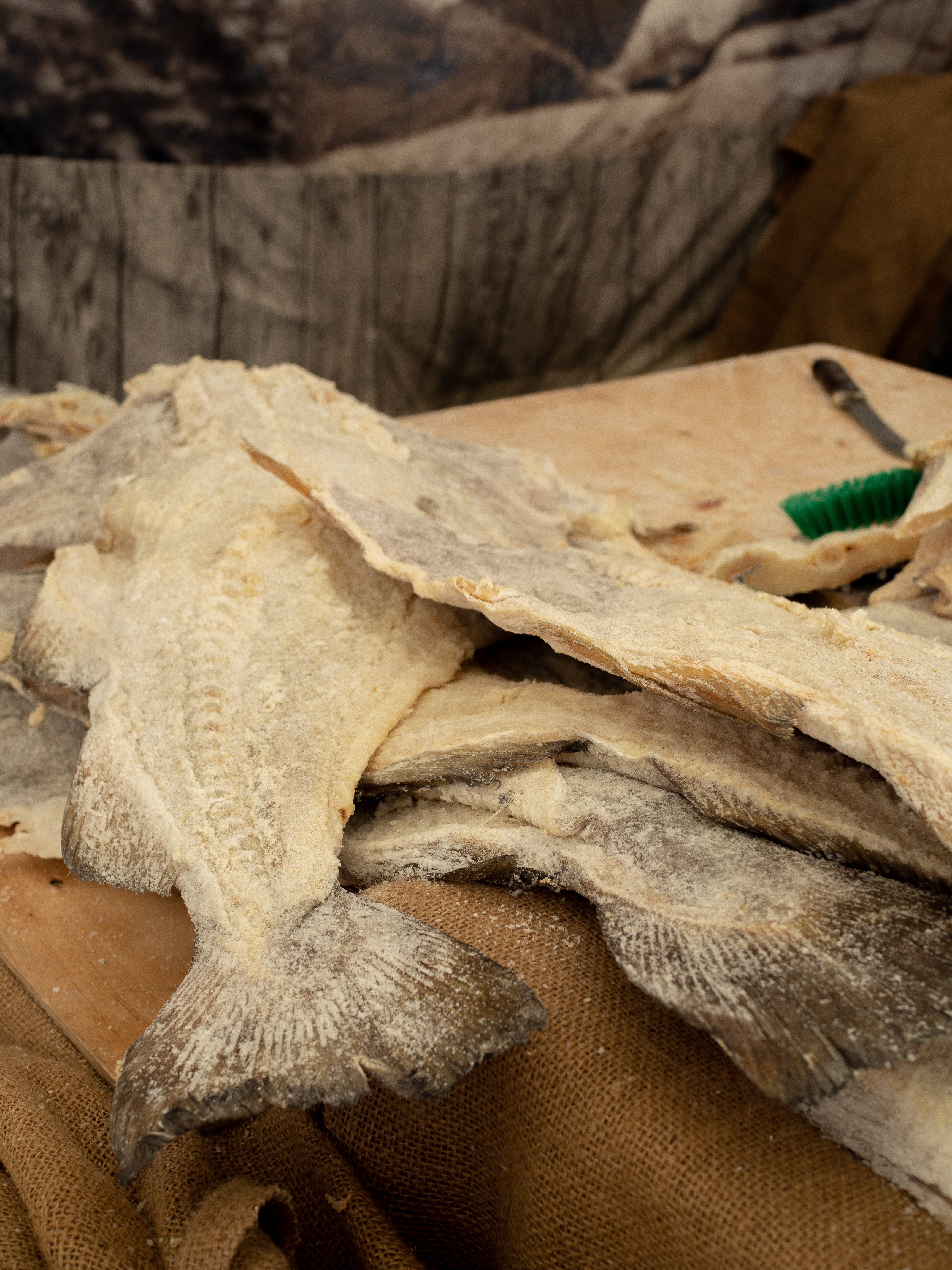 Baked Salt Cod with Potatoes and Celeriac