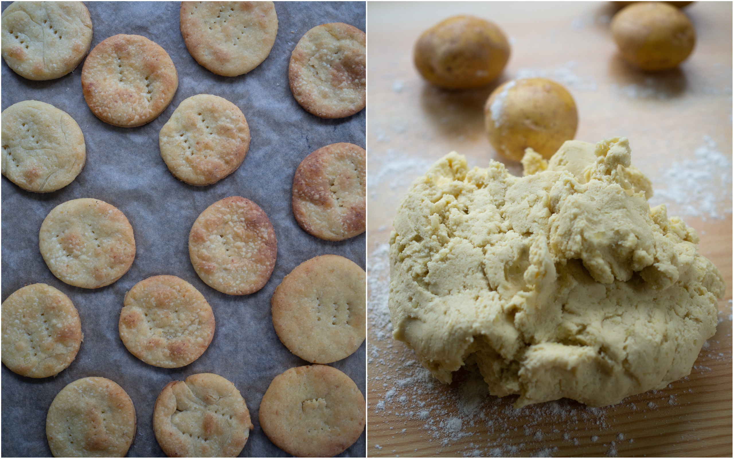 Potato Tarts with Spiced Stewed Apples (potet-terte)