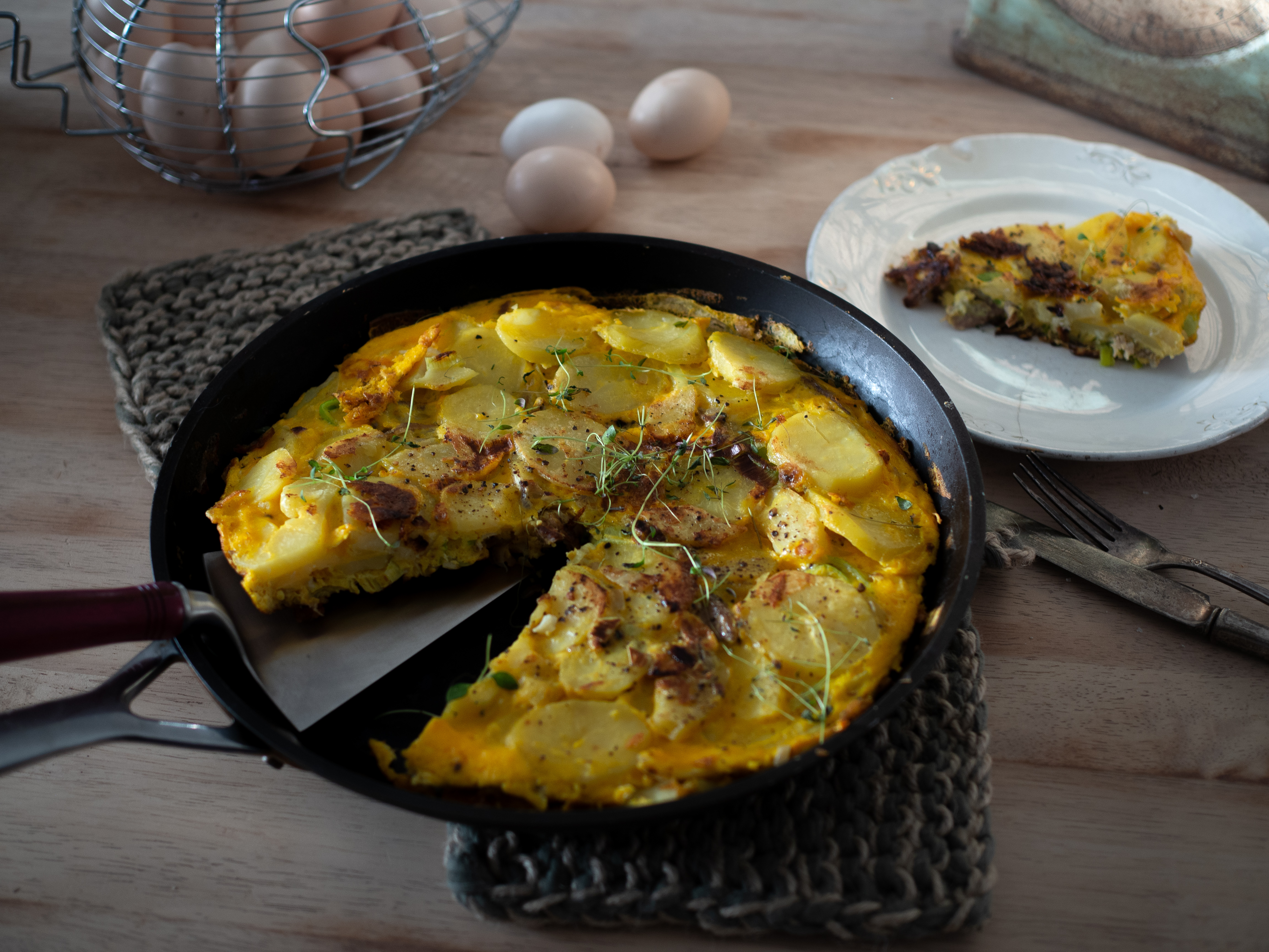 Bondeomelette (Norwegian Farm Omelette)