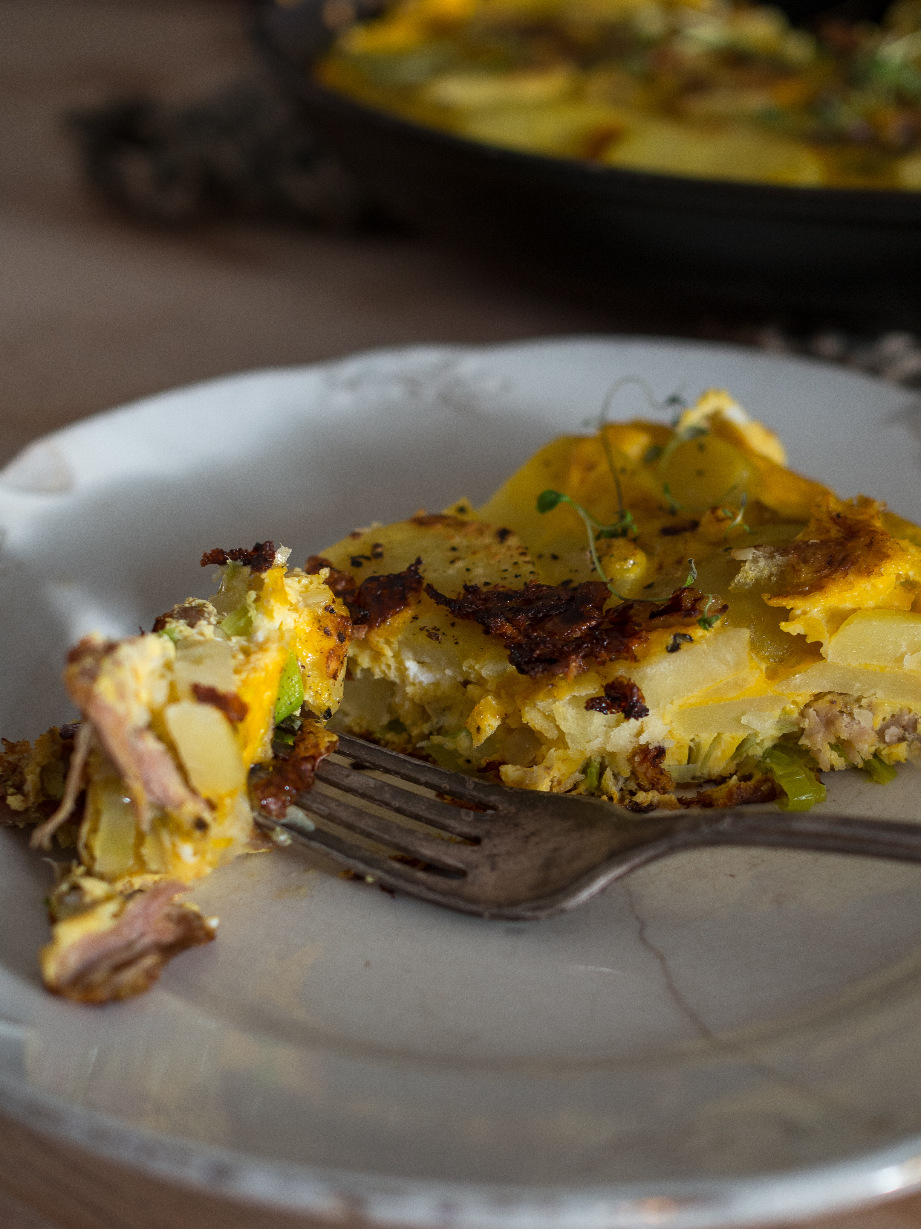 Bondeomelette (Norwegian Farm Omelette)