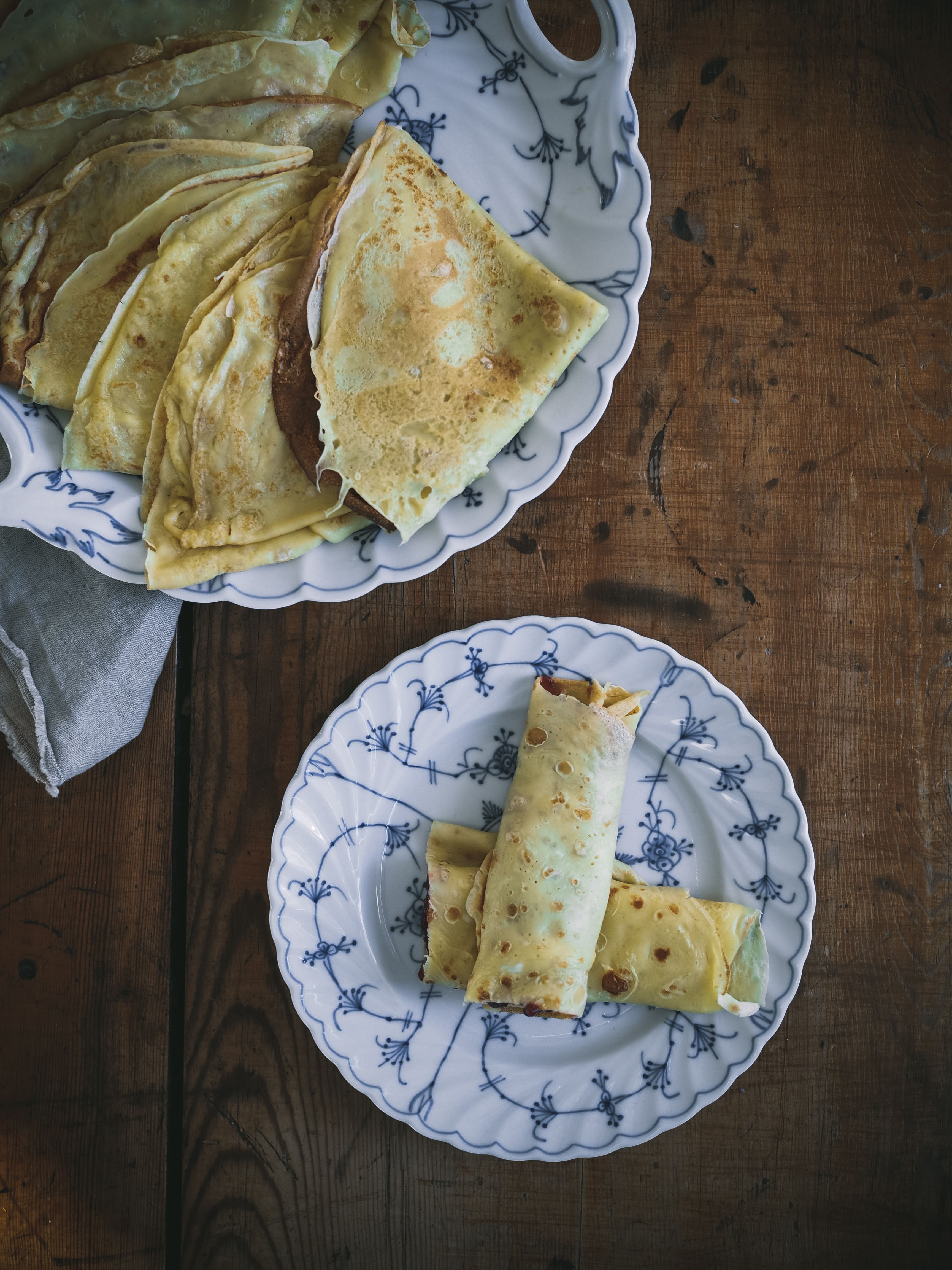 Norwegian Pancakes (Pannekaker) 