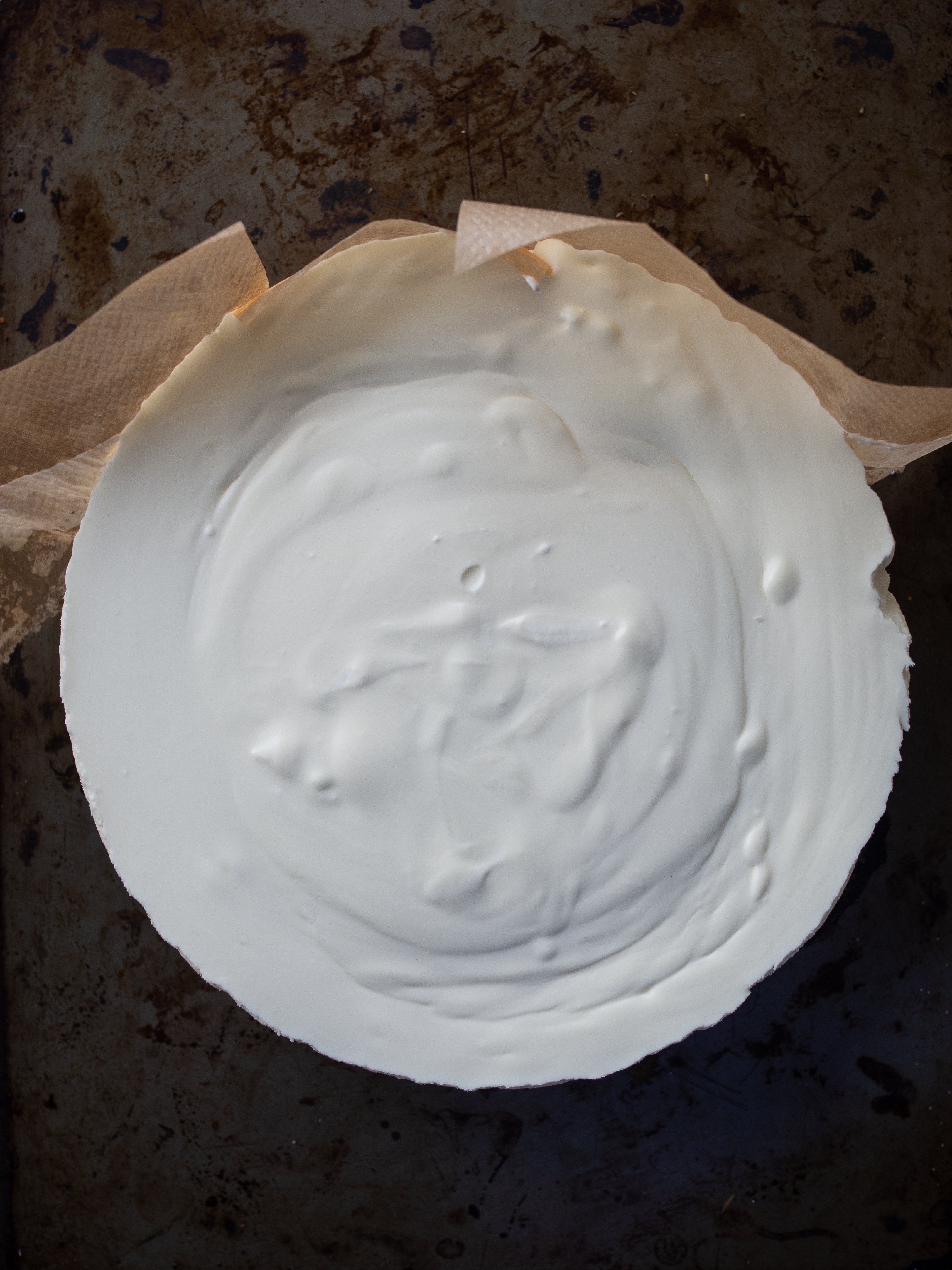 Pavlova Cheesecake (Ostekake) with Fresh Berries