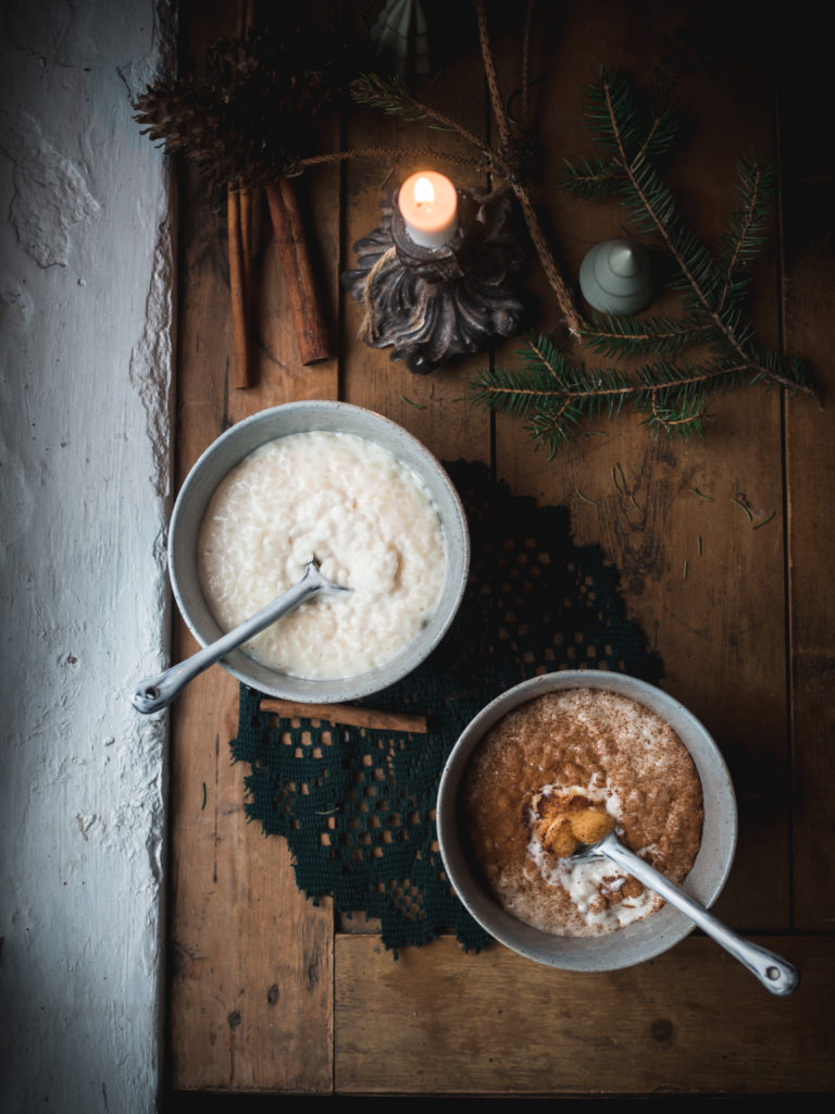 Risengrynsgrøt (Norwegian Rice Pudding)