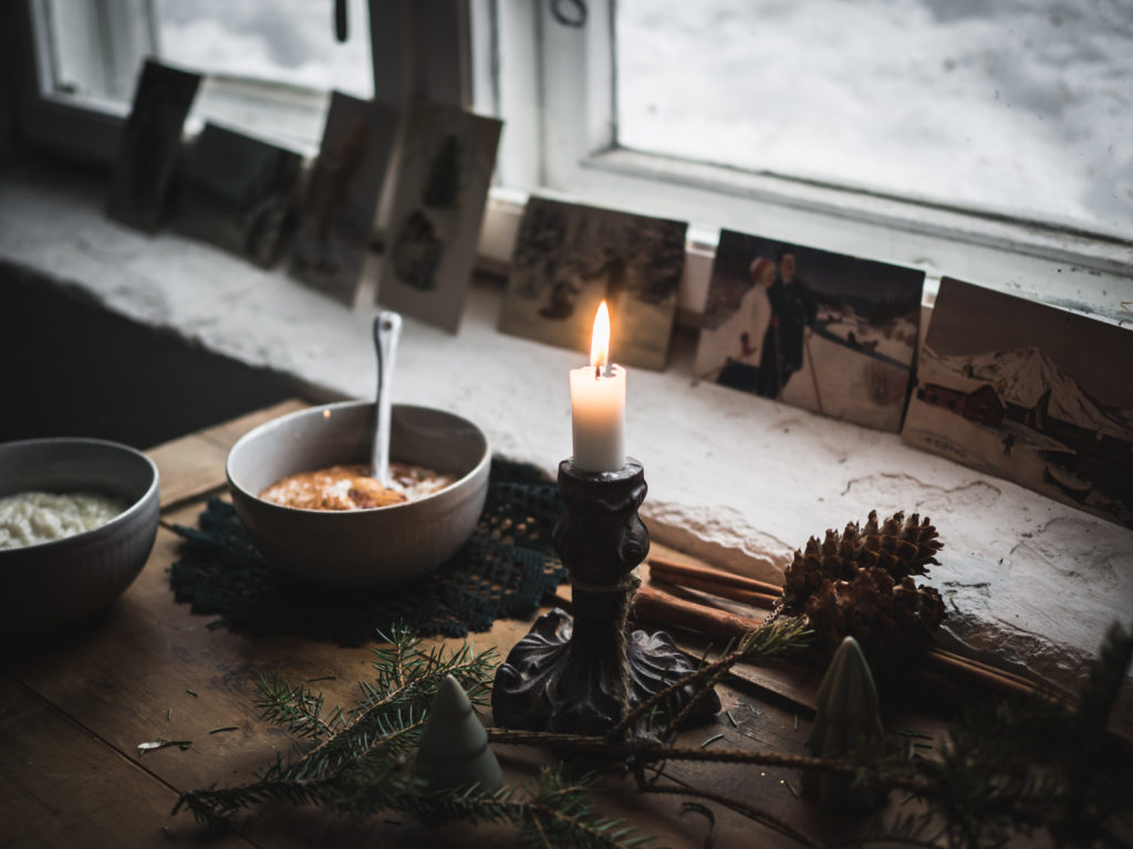Risengrynsgrøt (Norwegian Rice Pudding)