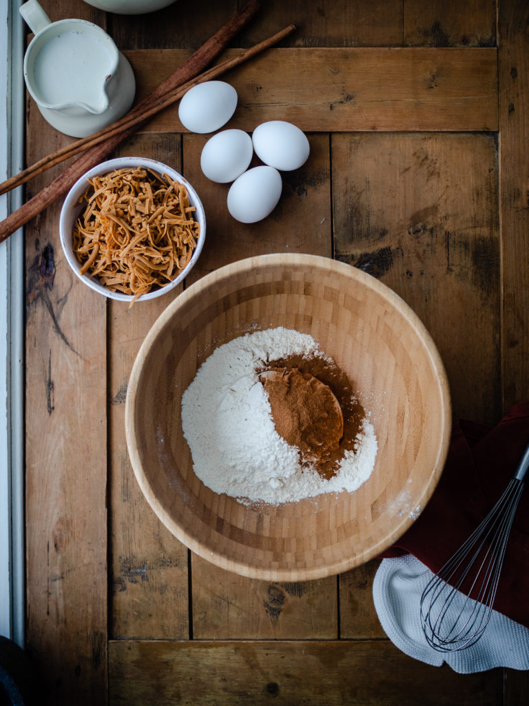Brown Cheese, Buttermilk and Cinnamon Waffles