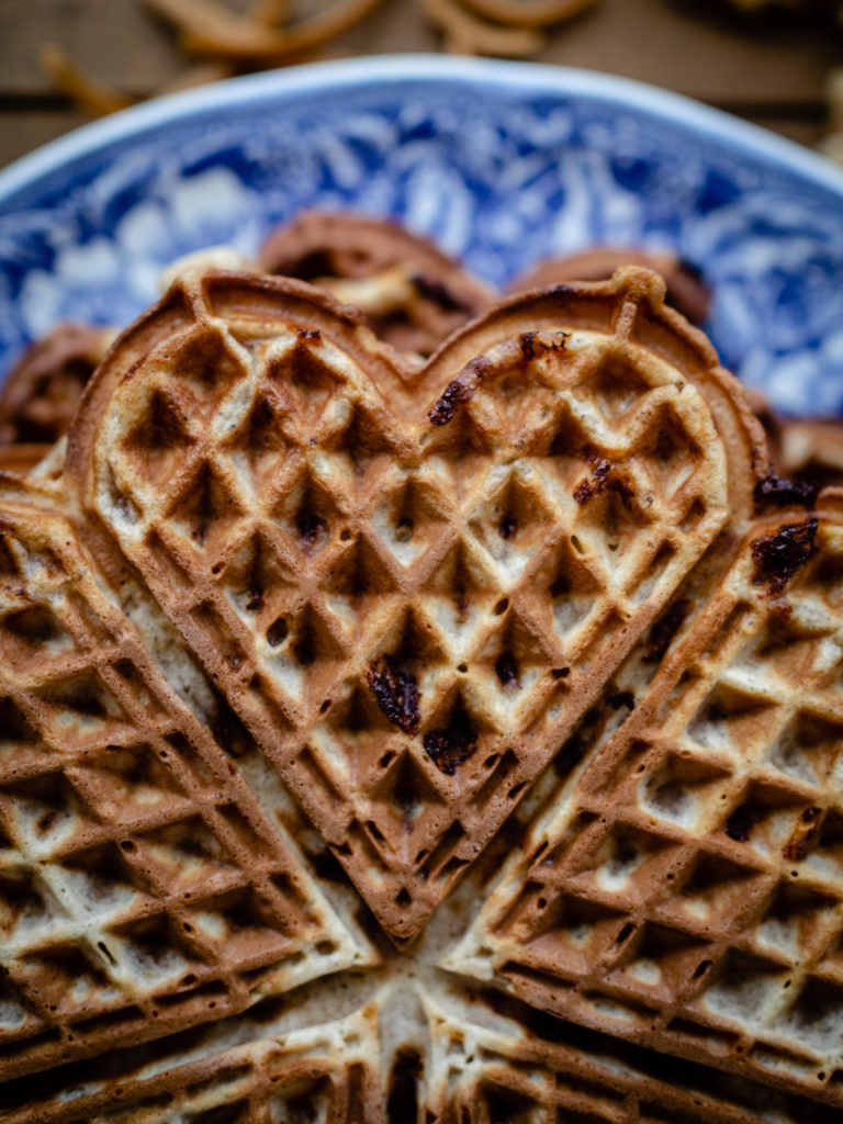Brown Cheese, Buttermilk and Cinnamon Waffles