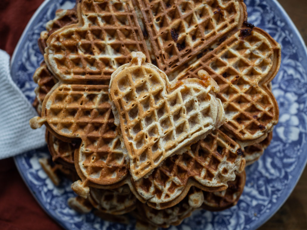 Brown Cheese, Buttermilk and Cinnamon Waffles