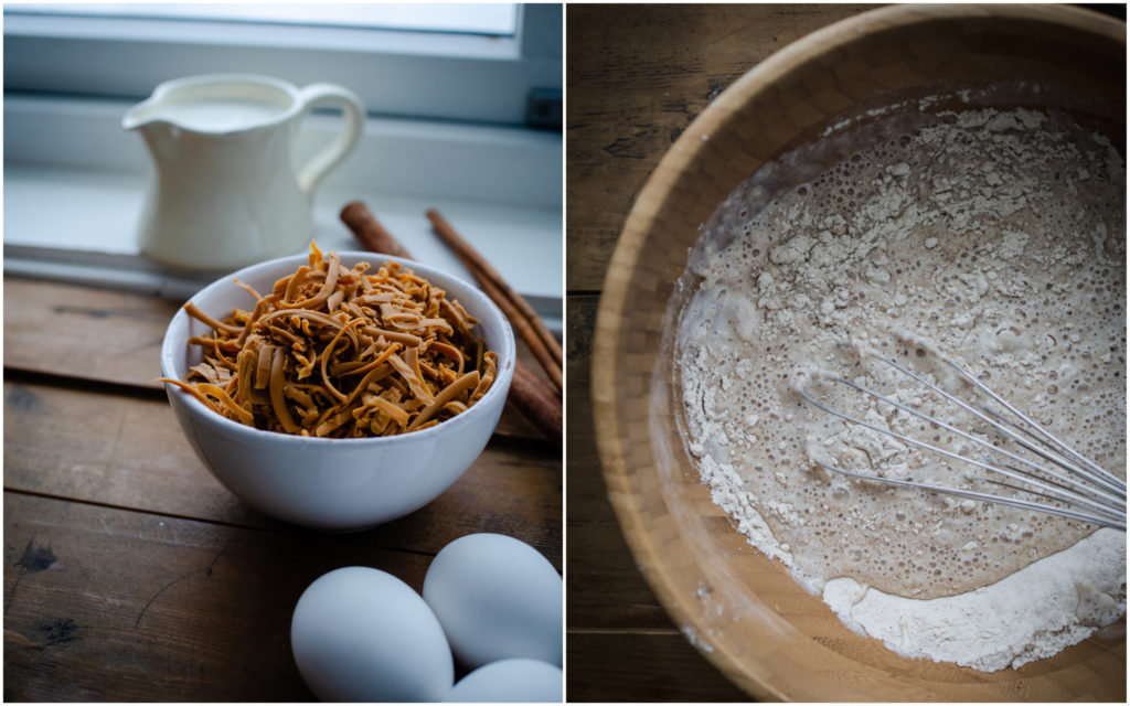 Brown Cheese, Buttermilk and Cinnamon Waffles