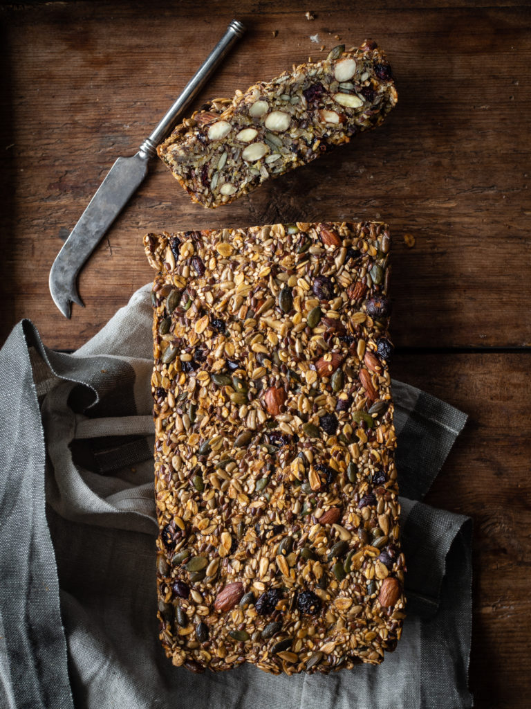 Loaded Nut and Seed Bread (Steinalderbrød)