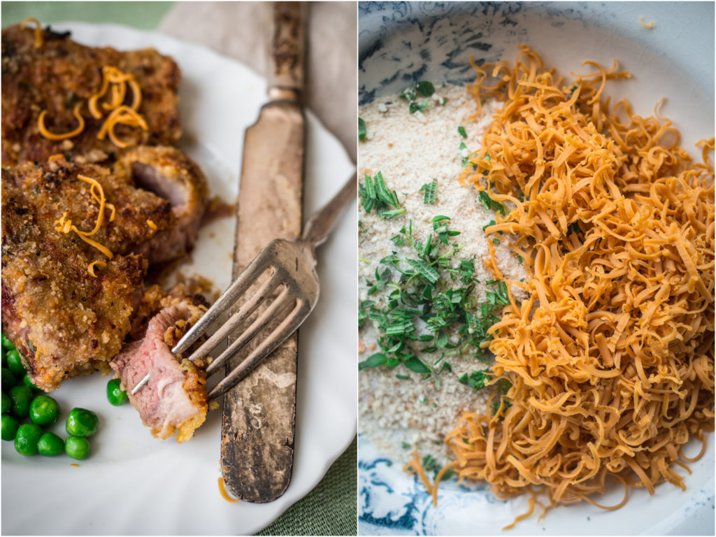 Brunost and Herb-Crusted Lamb Cutlets