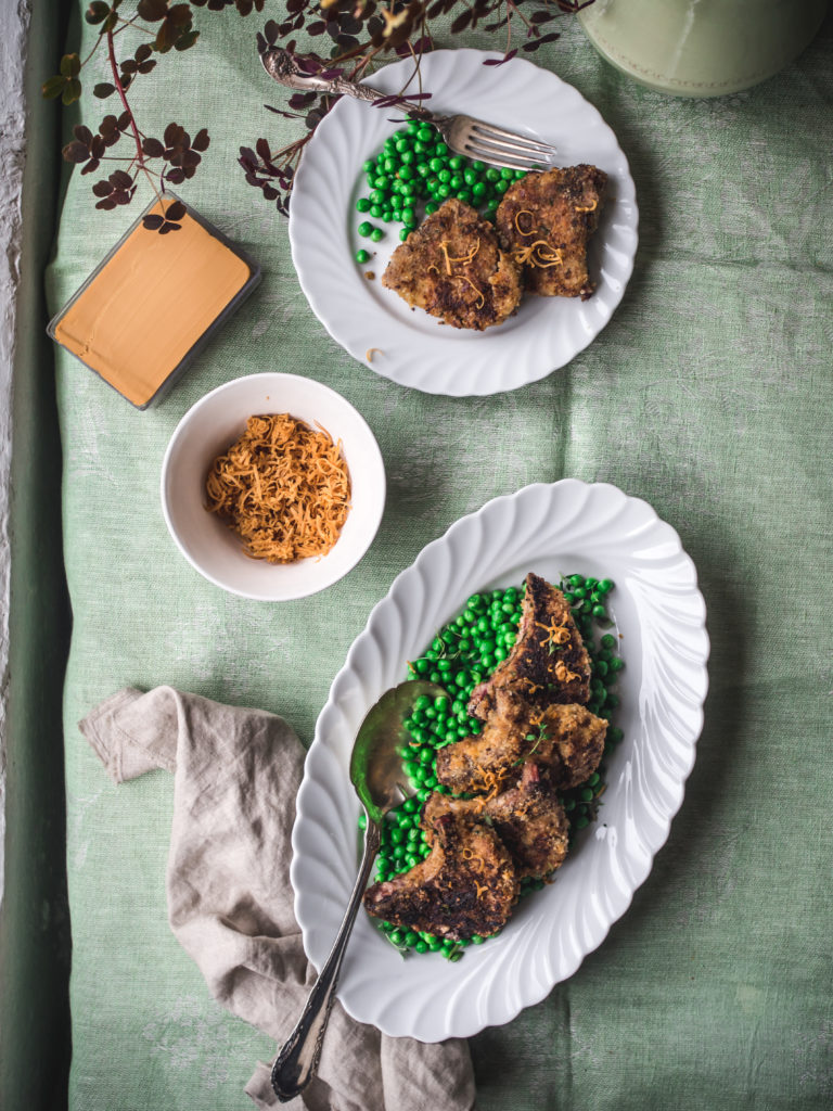 Brunost and Herb-Crusted Lamb Cutlets