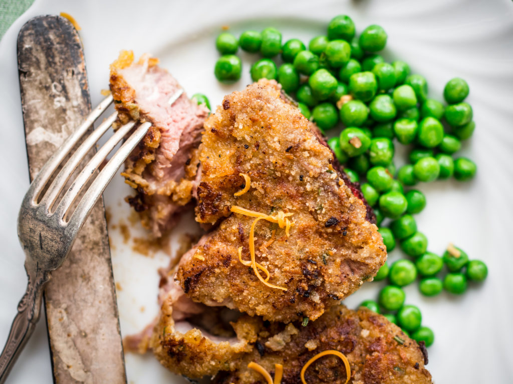 Brunost and Herb-Crusted Lamb Cutlets
