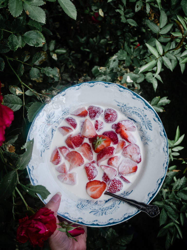 Summer Strawberries and Cream (Jordbær med fløte)
