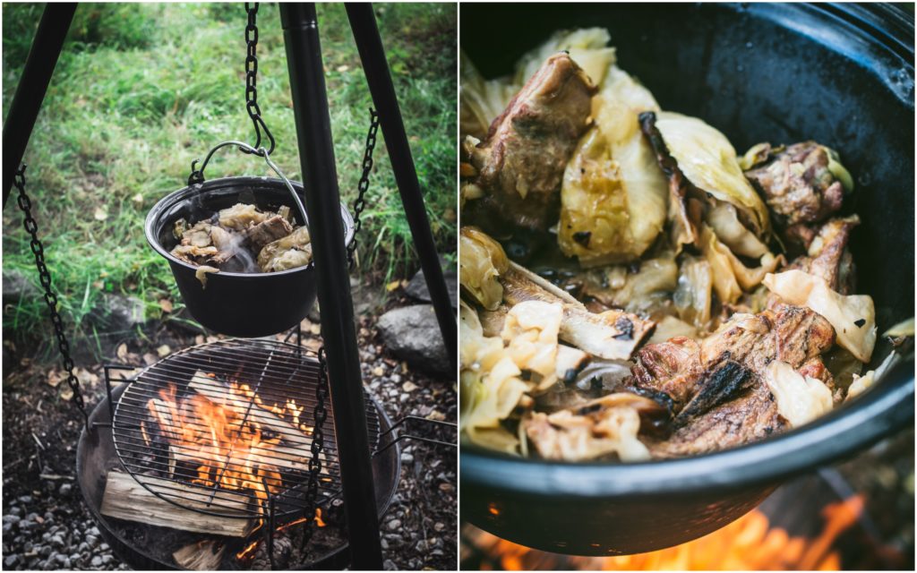 Fire-Style Fårikål (Lamb and Cabbage)