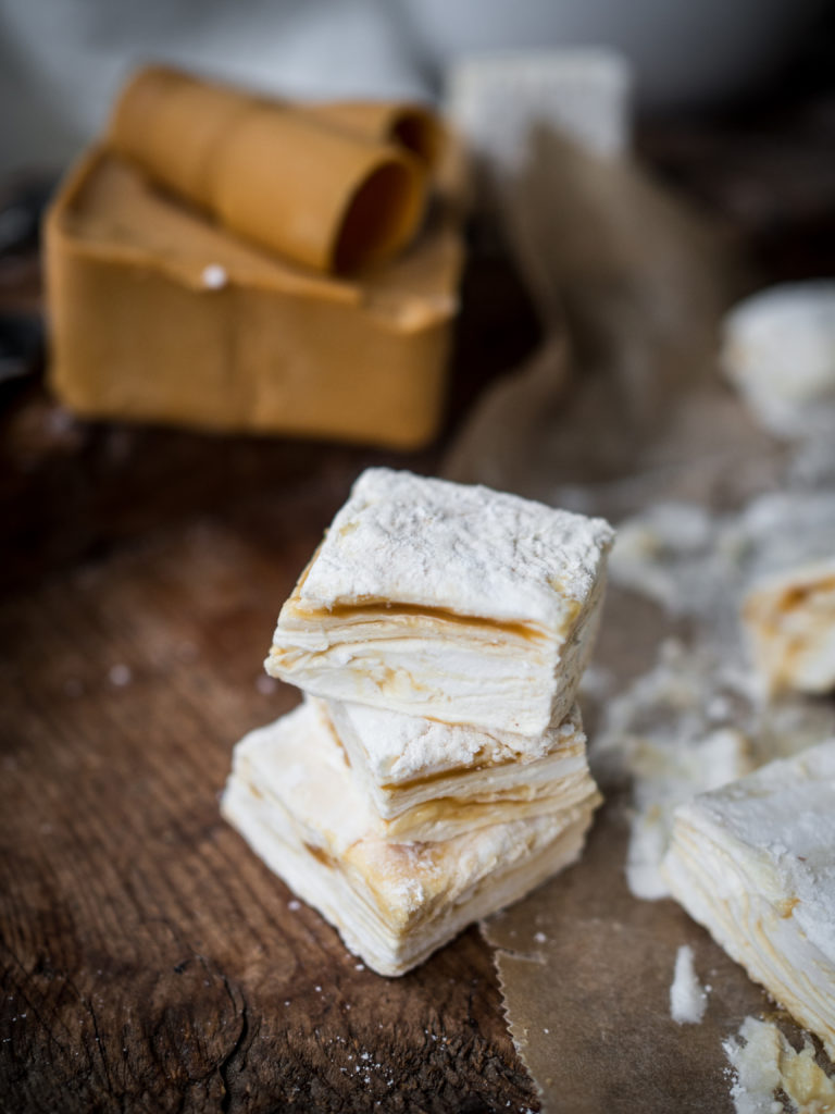 Homemade Brunost Marshmallows