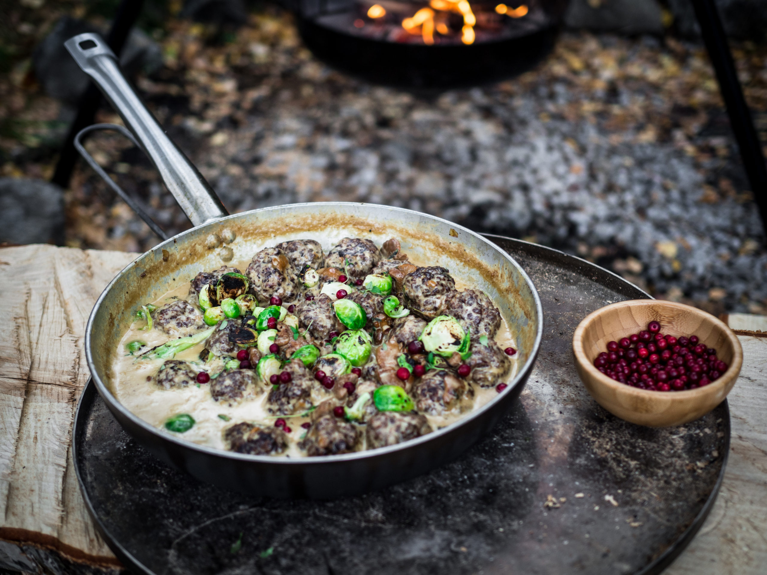 Creamy Wild Meatball Stew (viltkjøttboller i viltsaus)