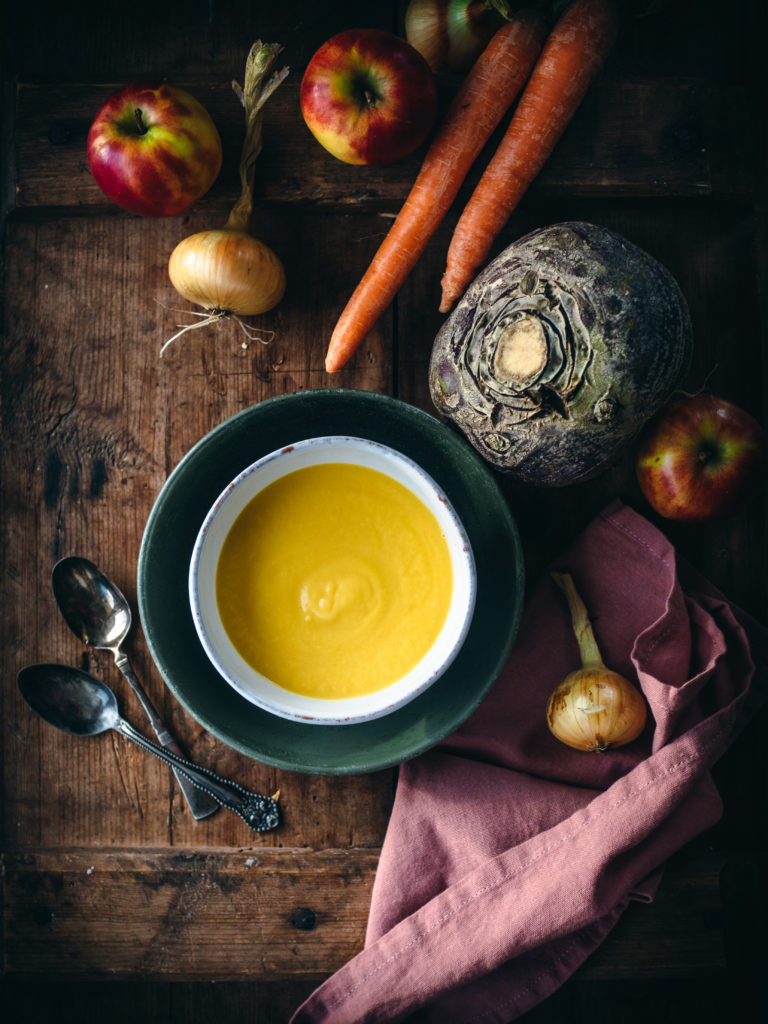 Rutabaga Apple Soup
