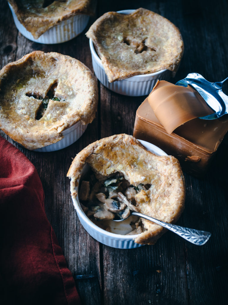 Brunost Turkey Pot Pies