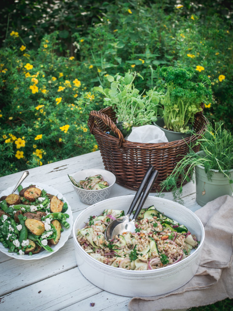 Barley and Shaved Zucchini Salad