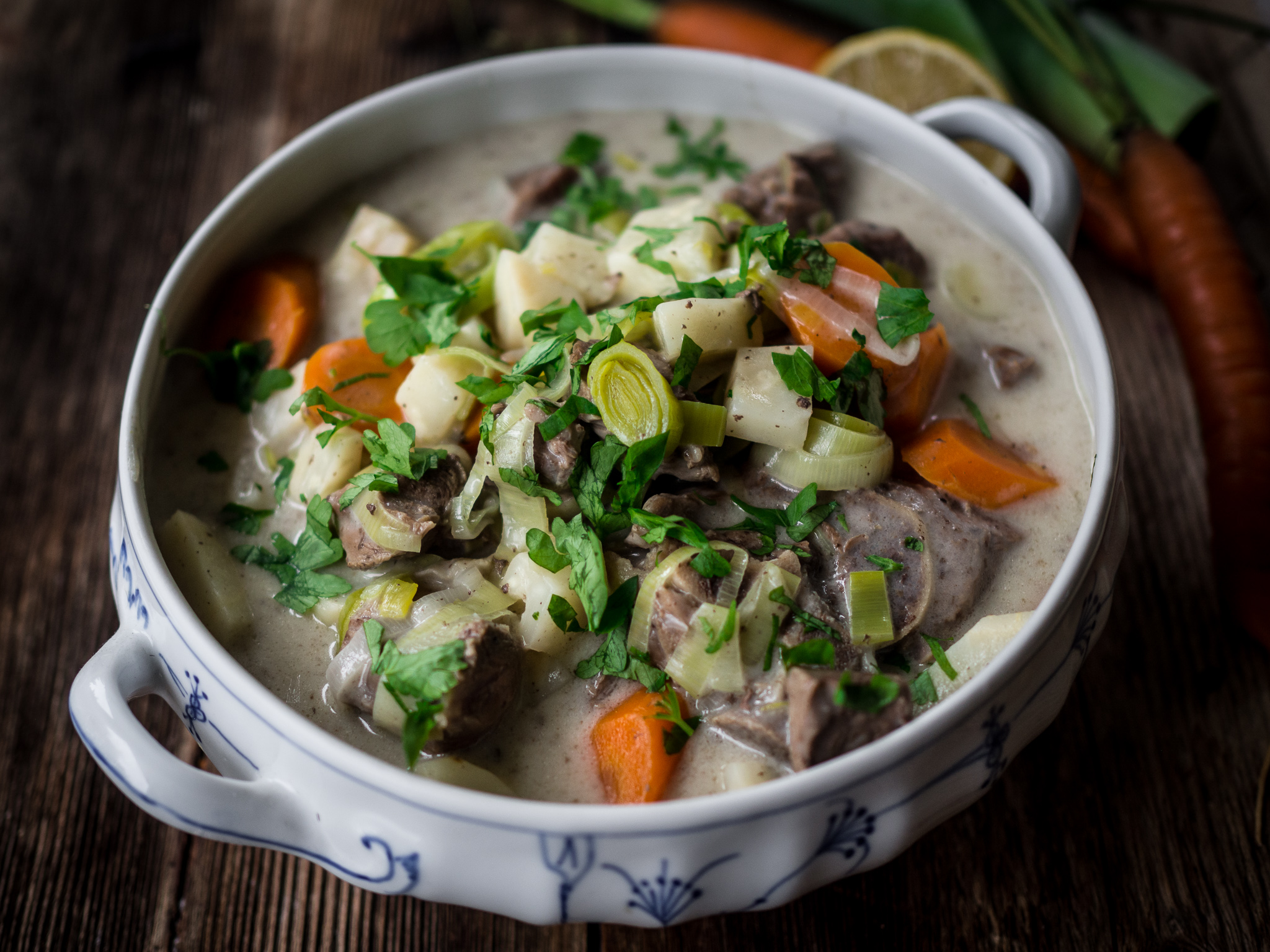 Norwegian Lamb Fricassee (lammefrikassé)