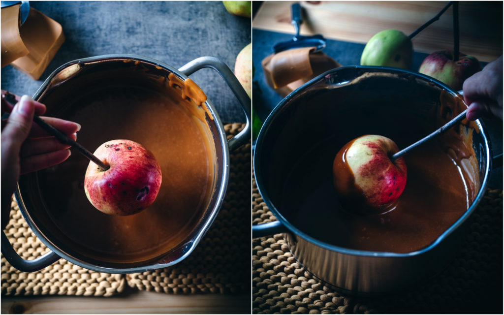 Brown Cheese Caramel Apples 